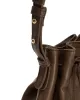 Kacey petite bucket bag Soft calf Dark taupe sold by Anonymous Copenhagen