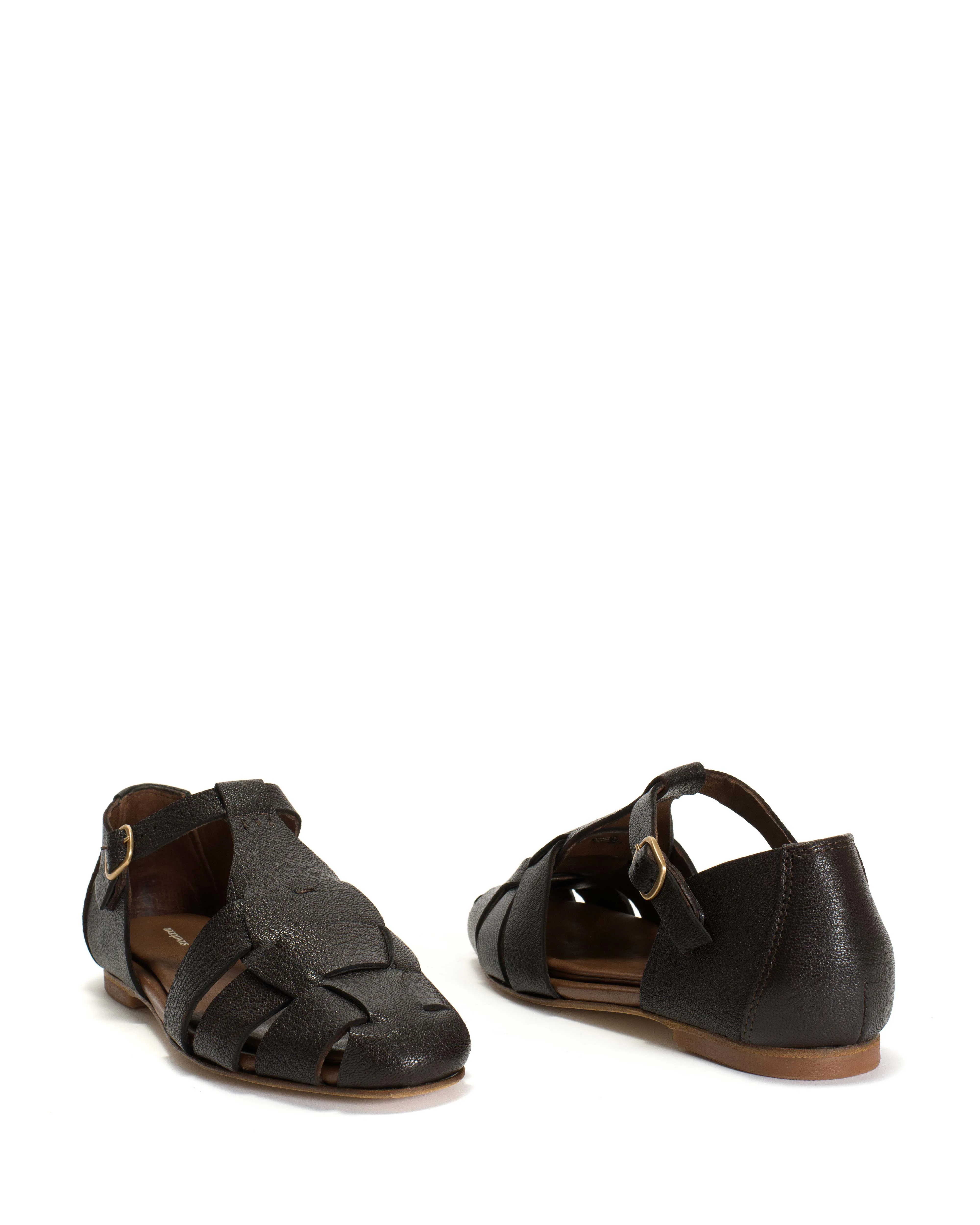 Lain flats Grained chevre goat Coffee brown sold by Anonymous Copenhagen product image thumbnail 5