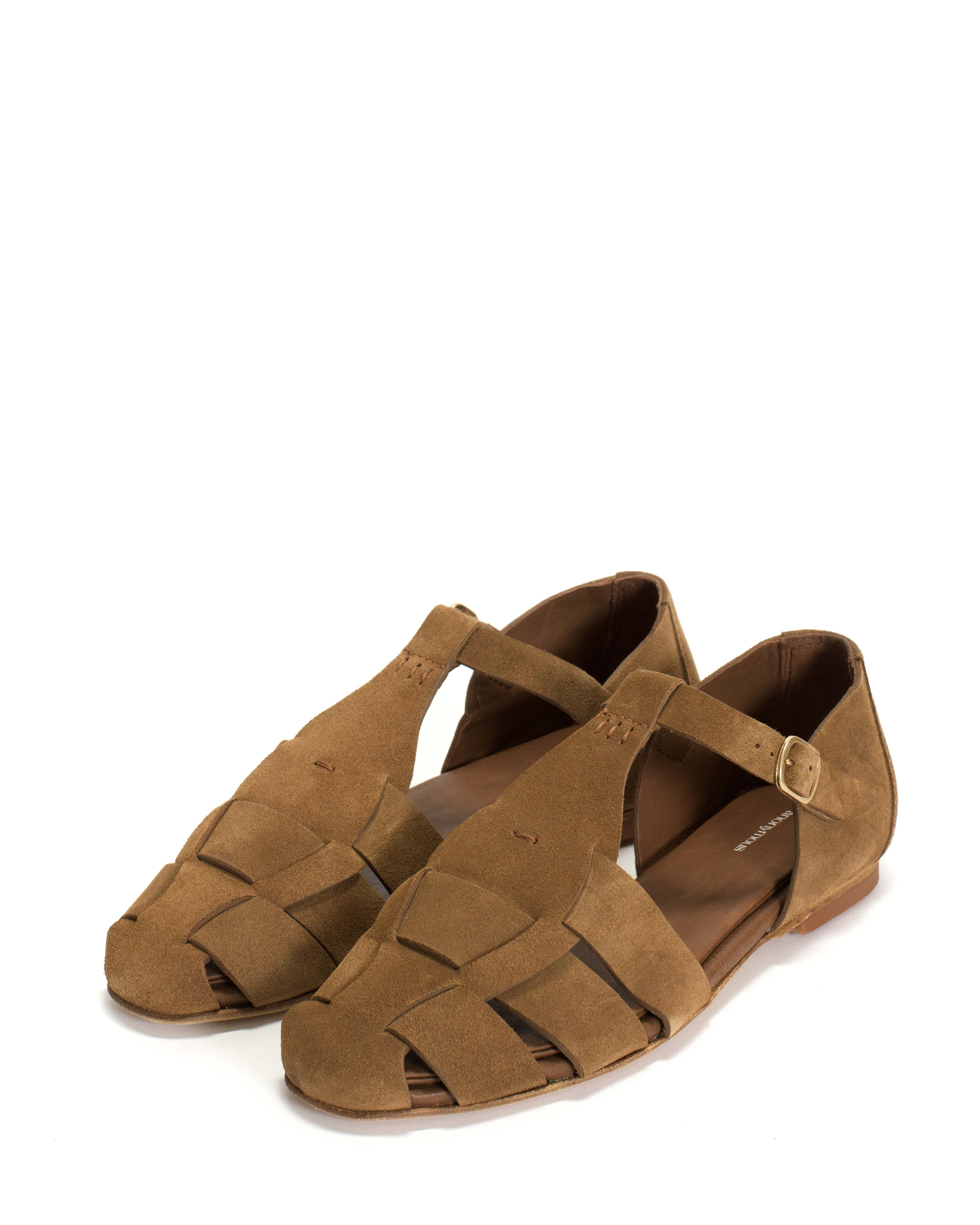 Lain flats Calf suede Cinnamon sold by Anonymous Copenhagen product image thumbnail 2
