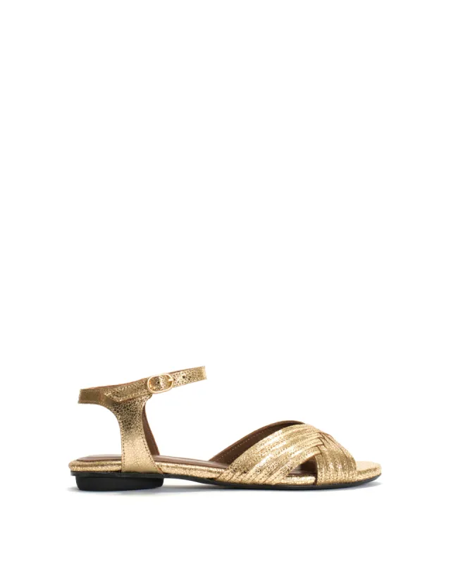 Niabi 10 Crackled metallic goat Gold sold by Anonymous Copenhagen