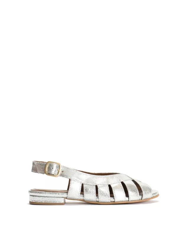 Sophie 20 Crackled metallic goat Silver sold by Anonymous Copenhagen