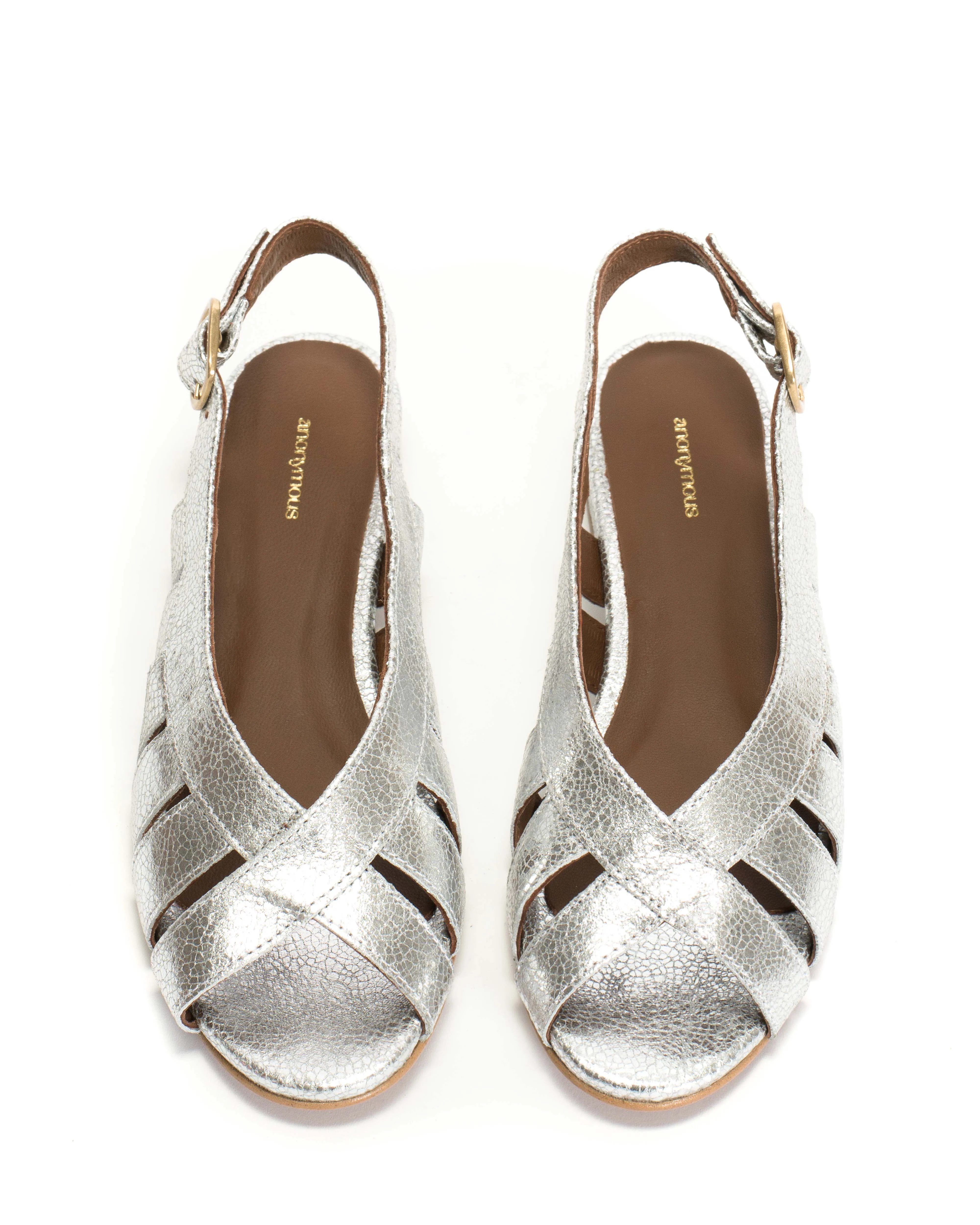 Sophie 20 Crackled metallic goat Silver sold by Anonymous Copenhagen product image thumbnail 3