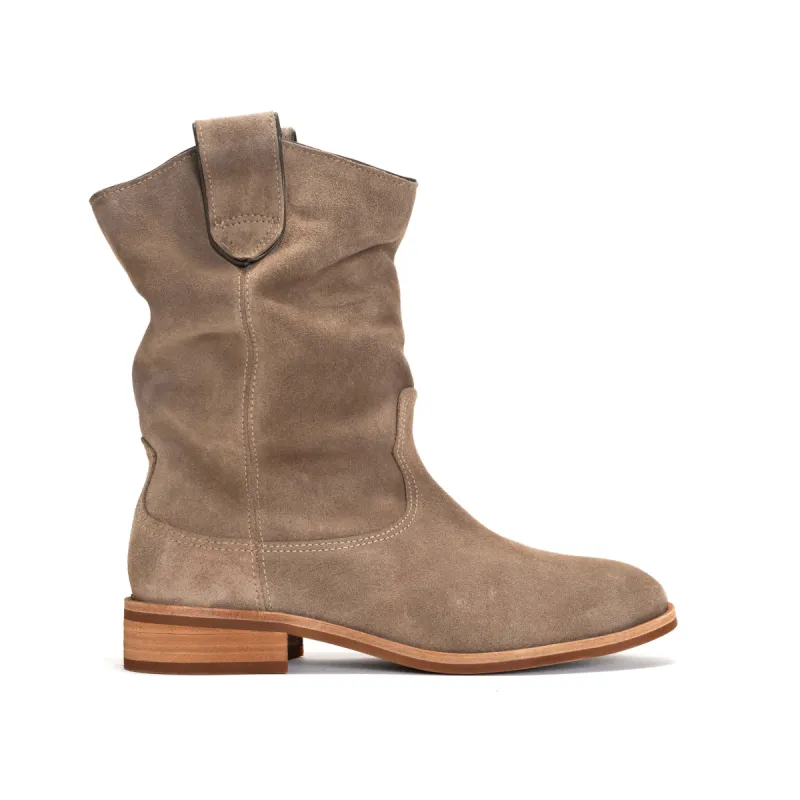 Claudia Calf suede Mushroom sold by Anonymous Copenhagen