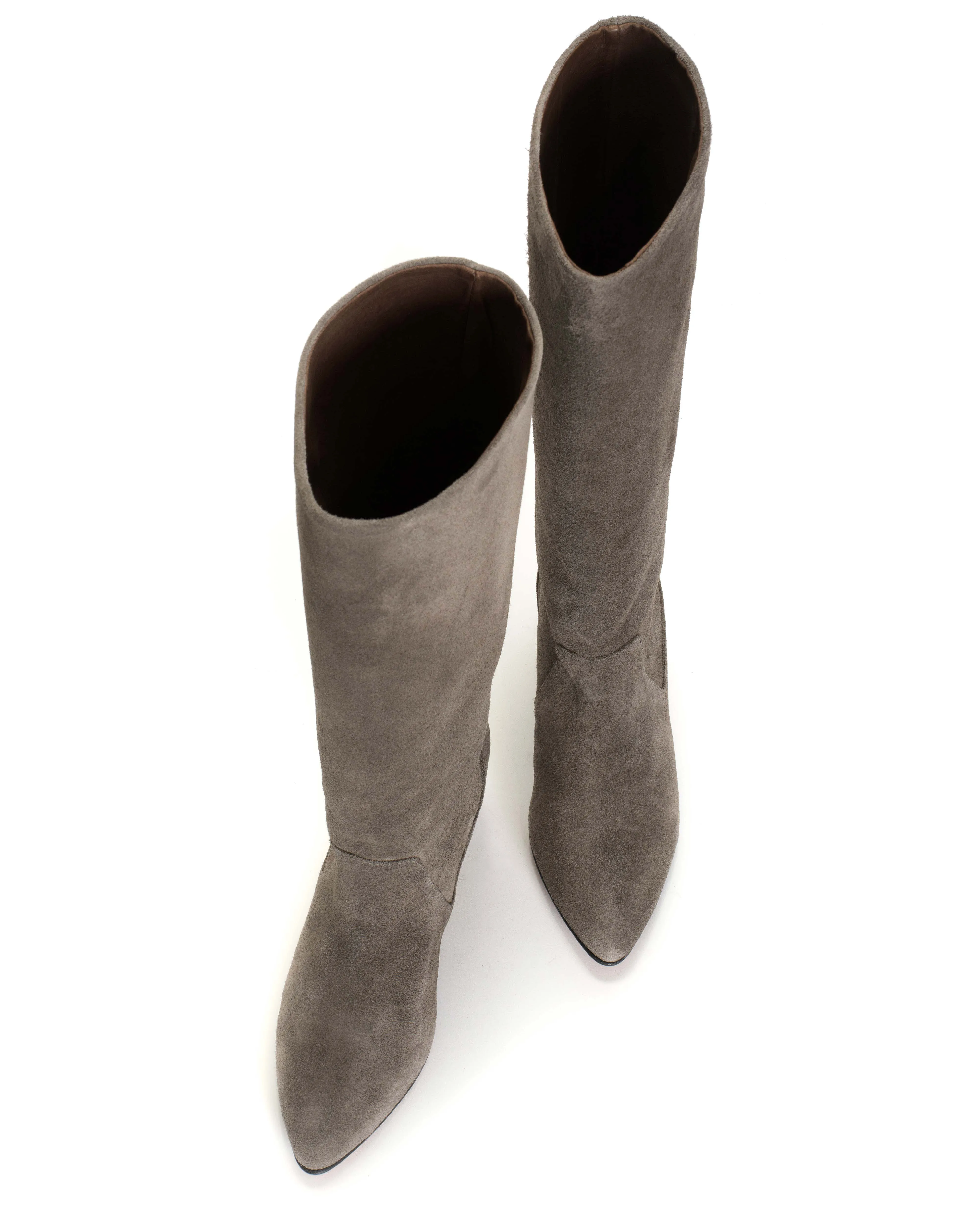 Valle 50 stiletto Calf suede Shark grey sold by Anonymous Copenhagen product image thumbnail 4