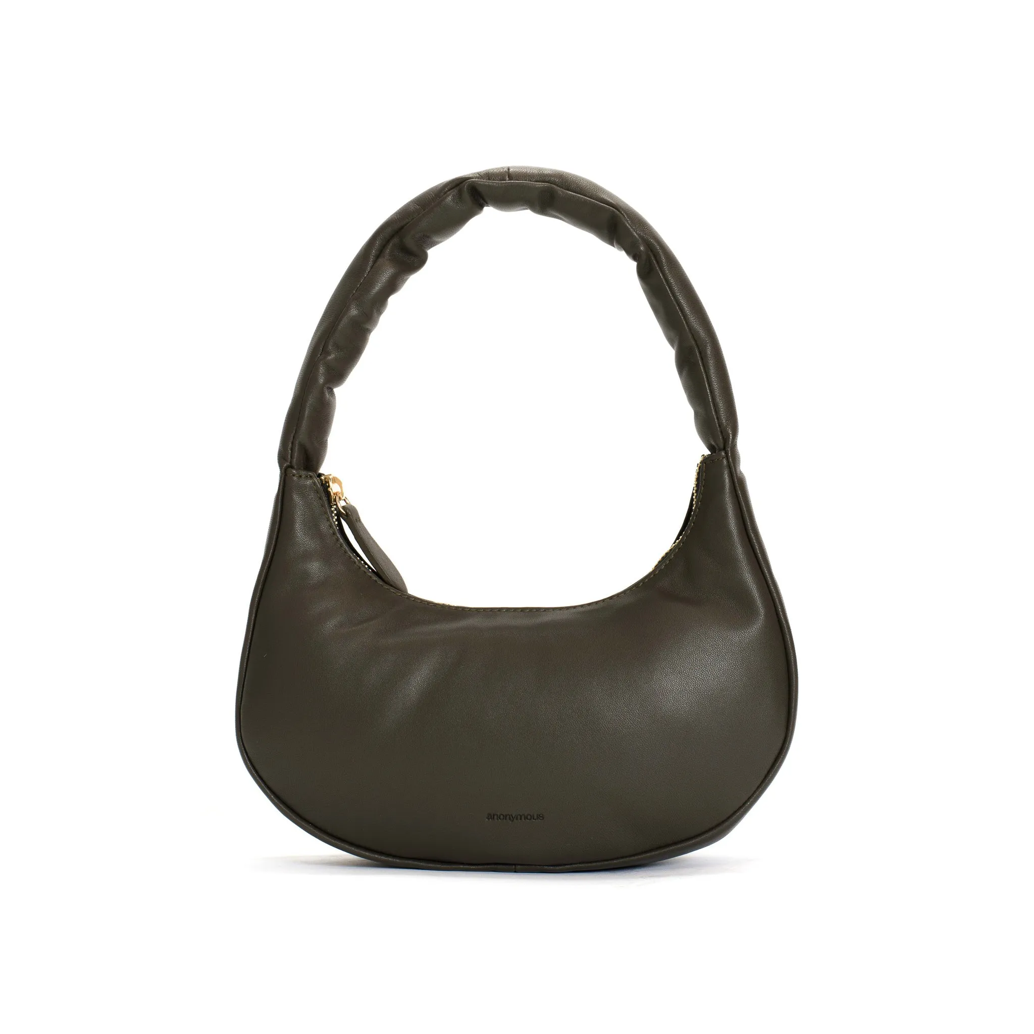 Shane petite pillow bag Shiny lamb Olive green sold by Anonymous Copenhagen