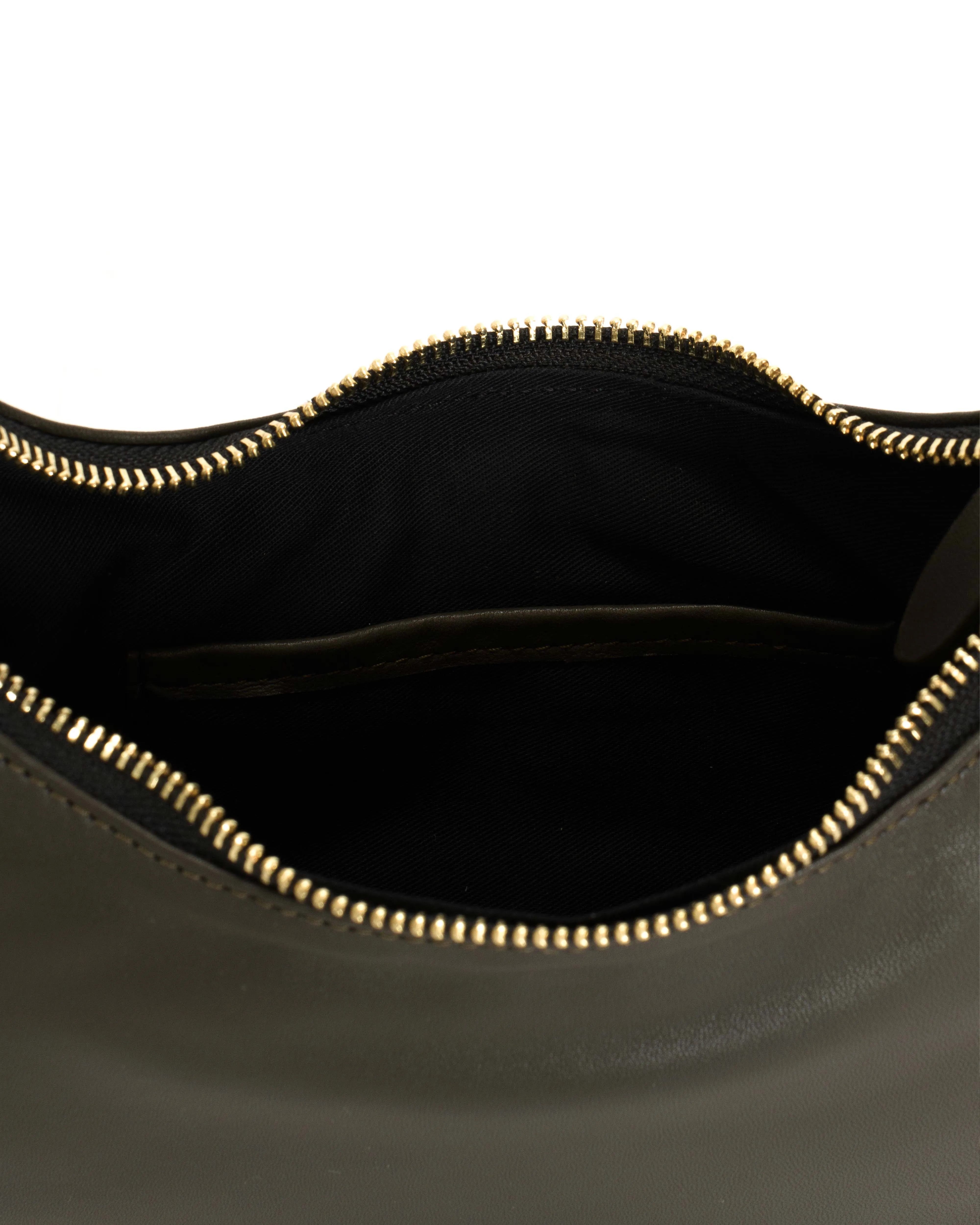 Shane petite pillow bag Shiny lamb Olive green sold by Anonymous Copenhagen product image thumbnail 4