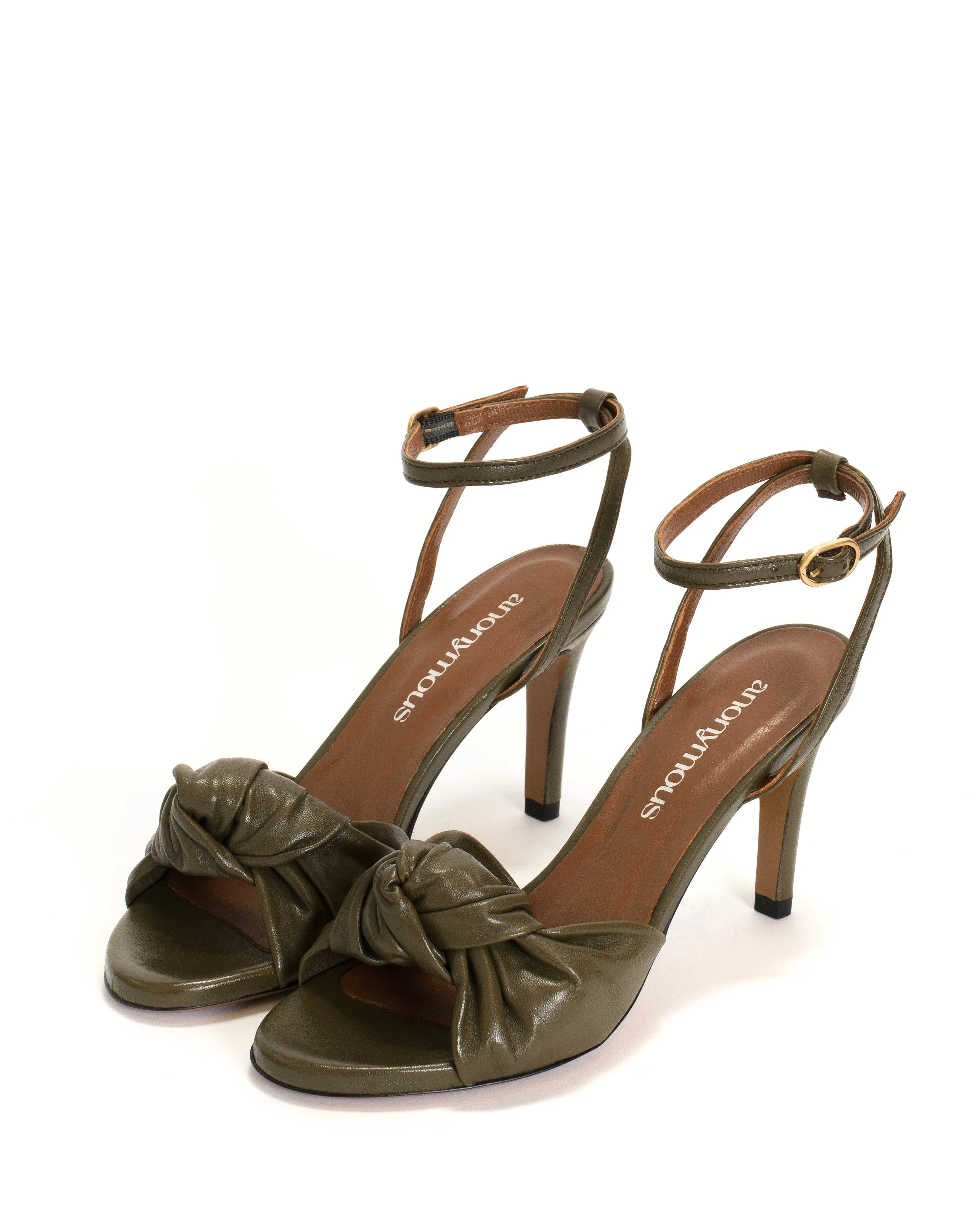 Aliza 75 Shiny lamb Olive green sold by Anonymous Copenhagen product image thumbnail 2