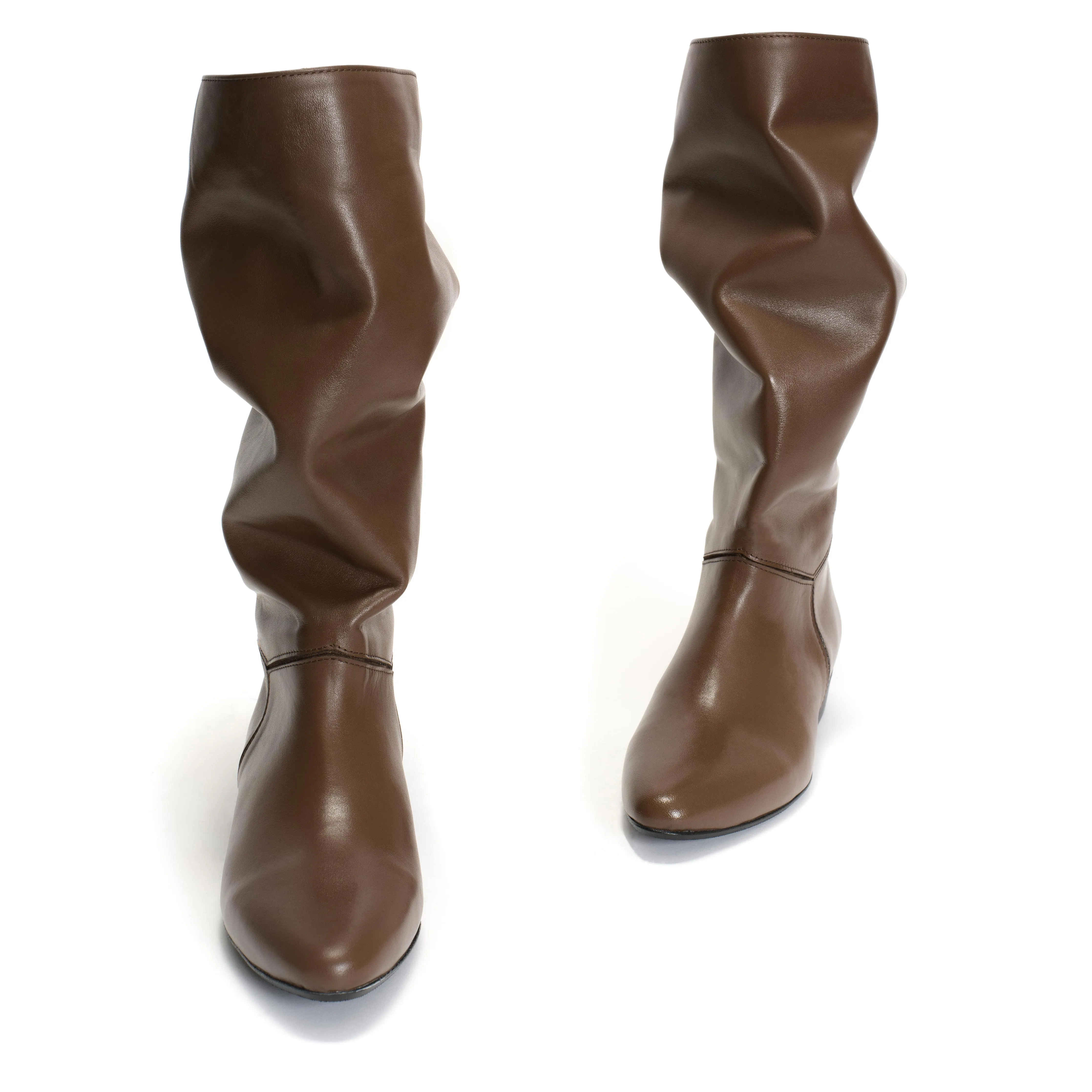 Jasmina 20 Soft calf & suede leather Dark taupe sold by Anonymous Copenhagen product image thumbnail 4