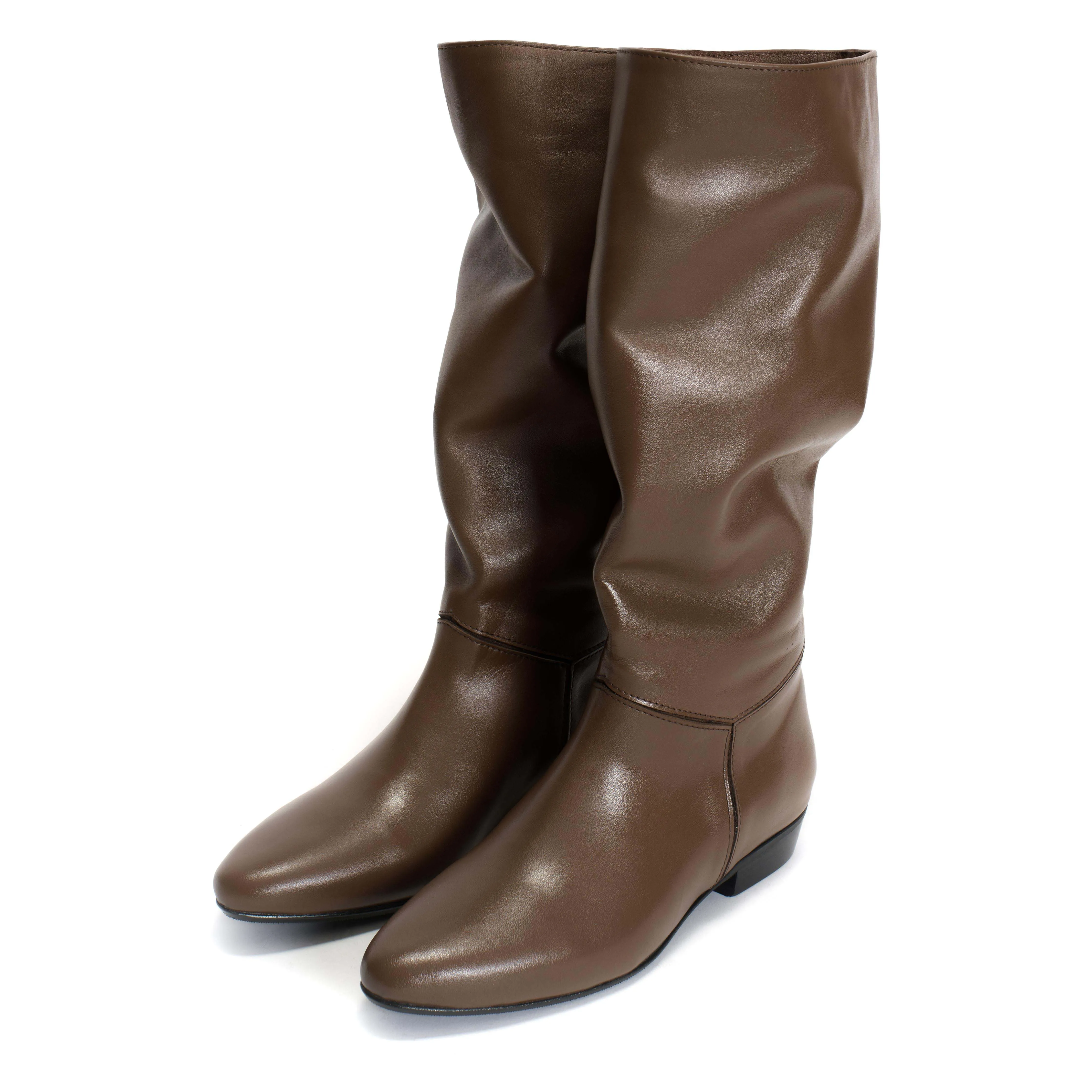 Jasmina 20 Soft calf & suede leather Dark taupe sold by Anonymous Copenhagen product image thumbnail 2