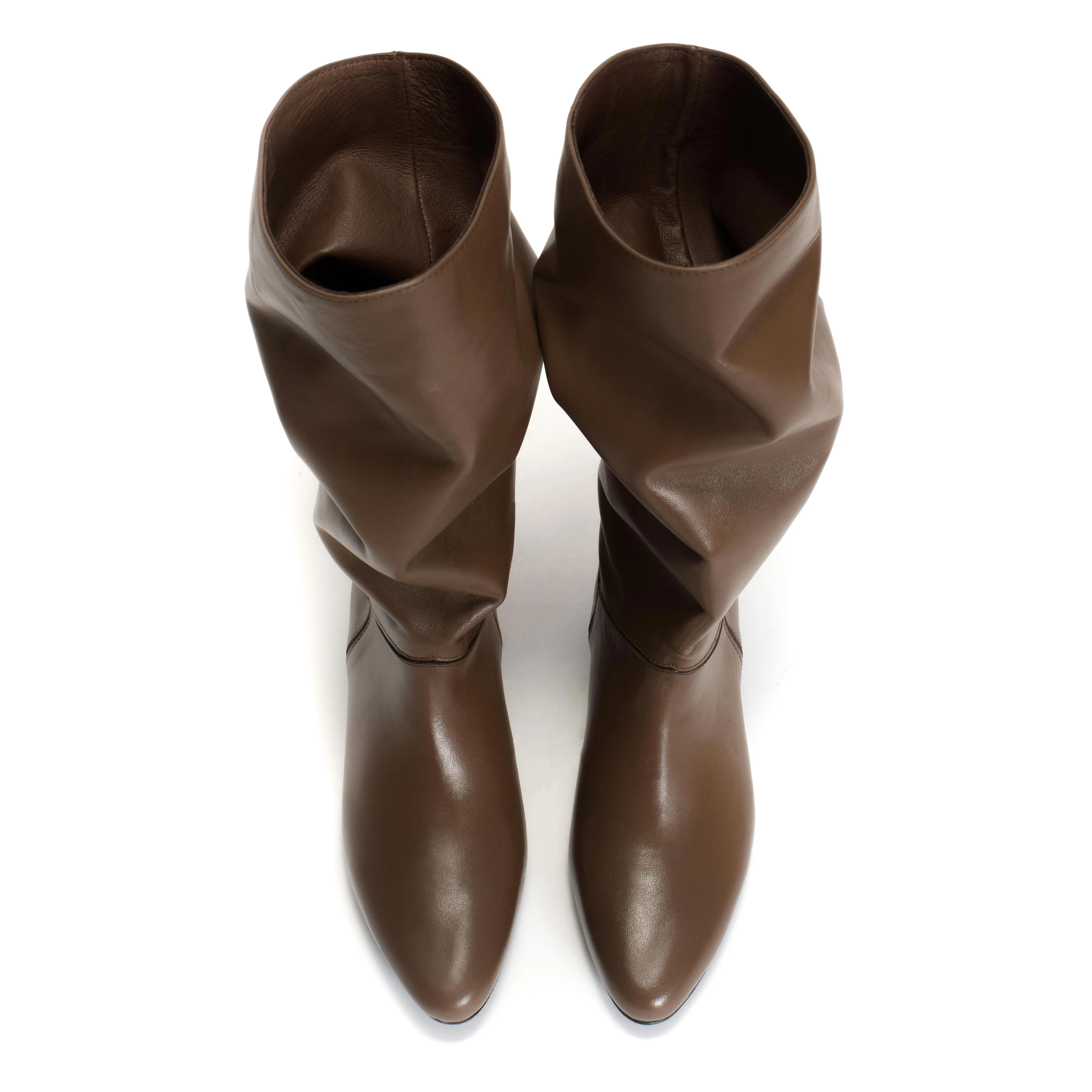 Jasmina 20 Soft calf & suede leather Dark taupe sold by Anonymous Copenhagen product image thumbnail 3