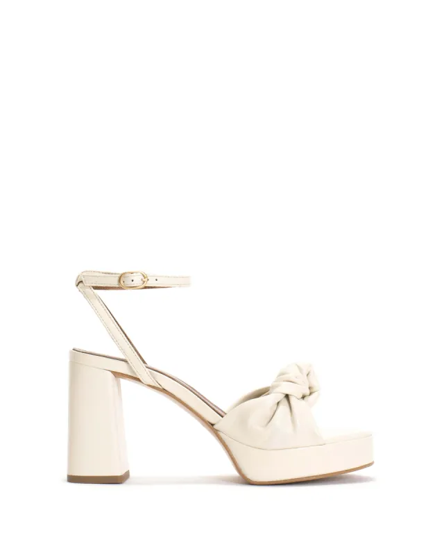 Aliza 85 platform Shiny lamb Milk white sold by Anonymous Copenhagen