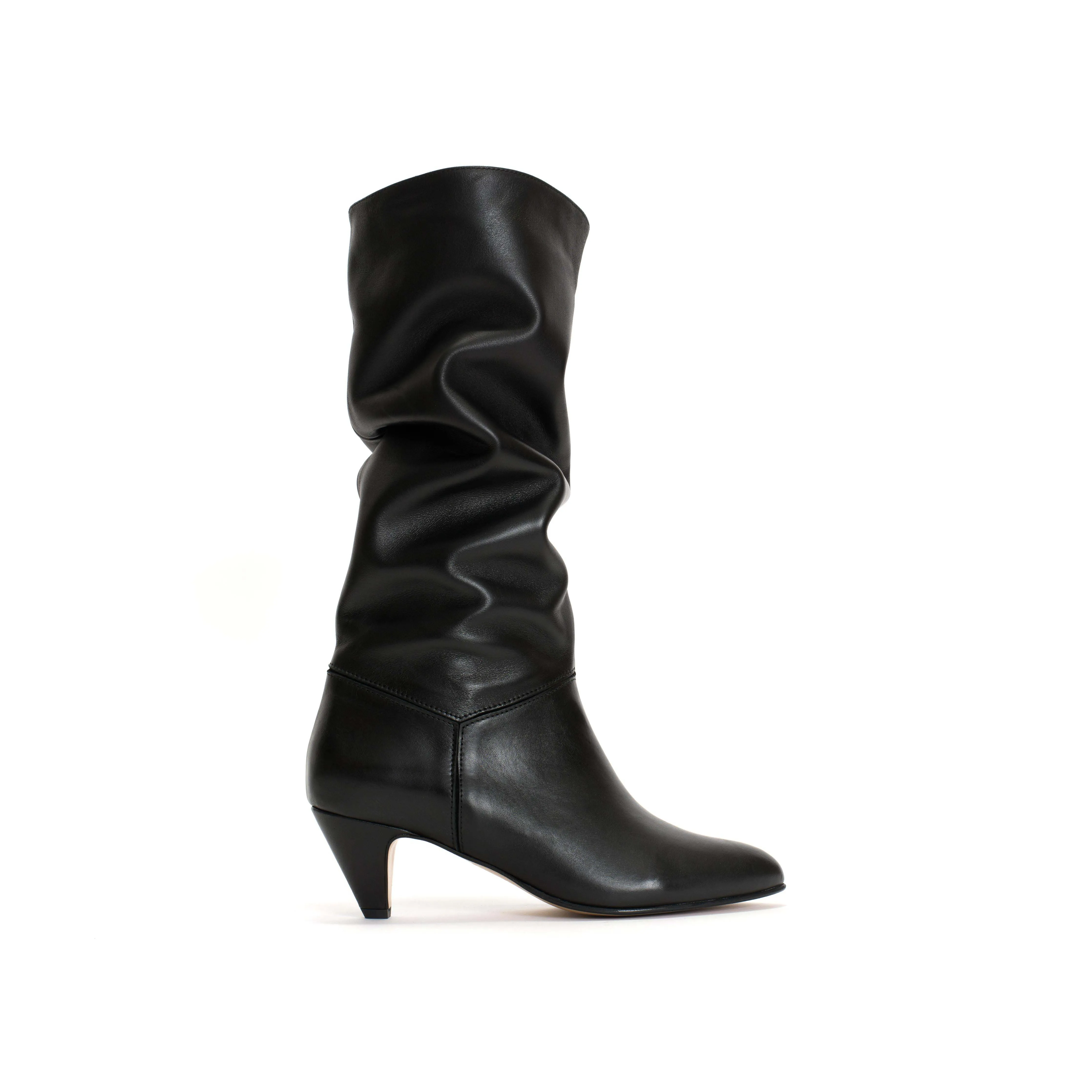 Jasmina 50 stiletto Soft calf & suede leather Black sold by Anonymous Copenhagen product image thumbnail 5