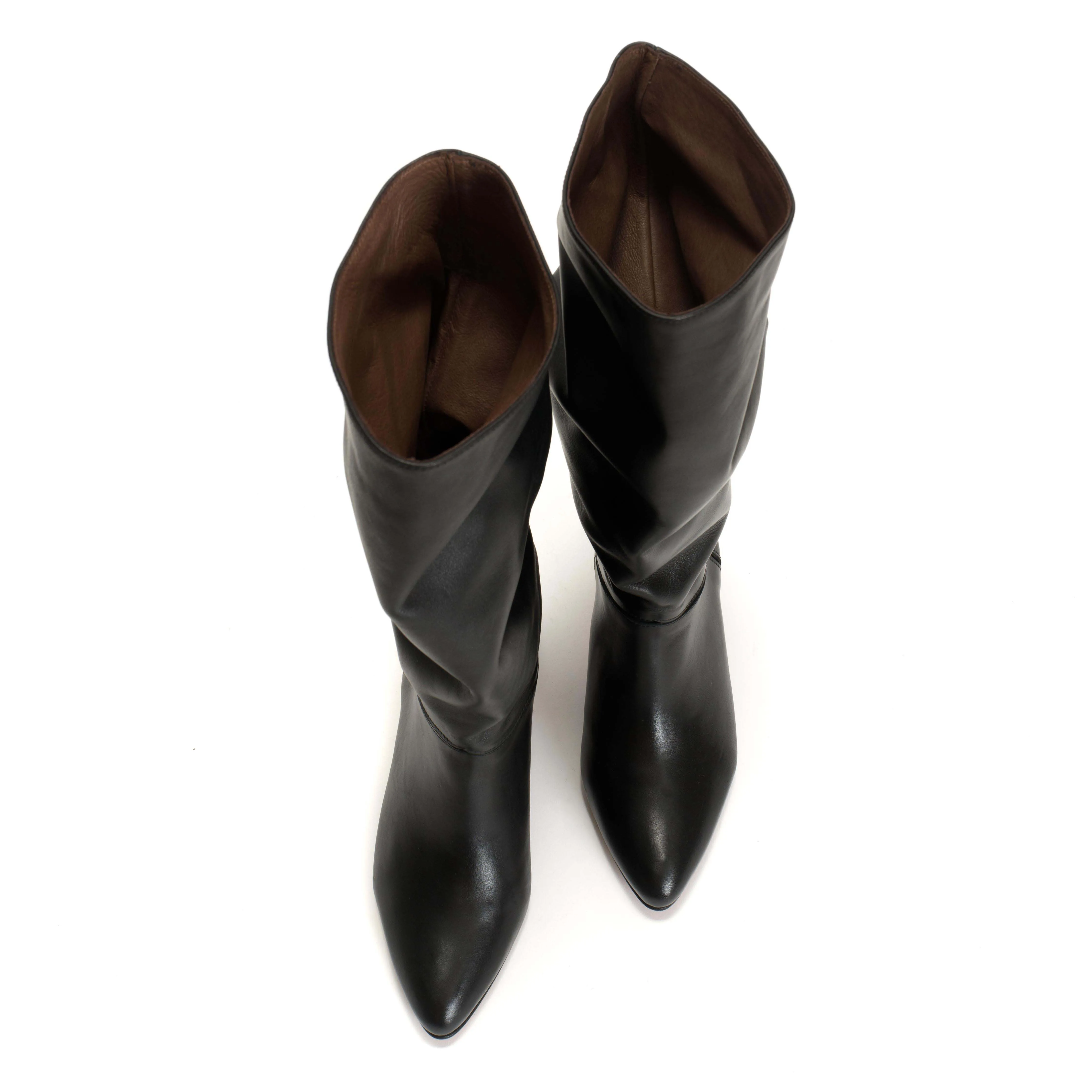 Jasmina 50 stiletto Soft calf & suede leather Black sold by Anonymous Copenhagen product image thumbnail 4