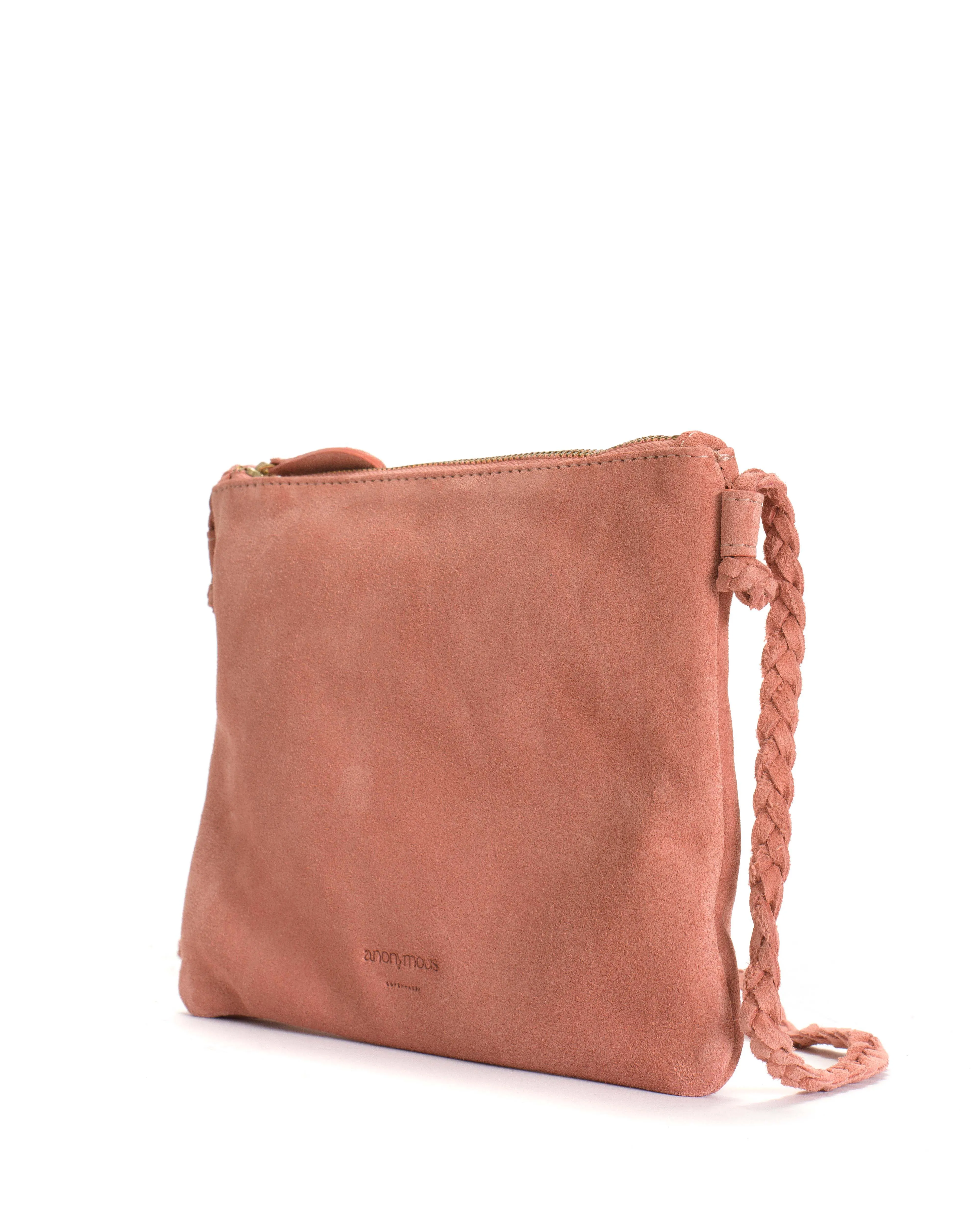 Thinna clutch Calf suede Candy pink sold by Anonymous Copenhagen product image thumbnail 2