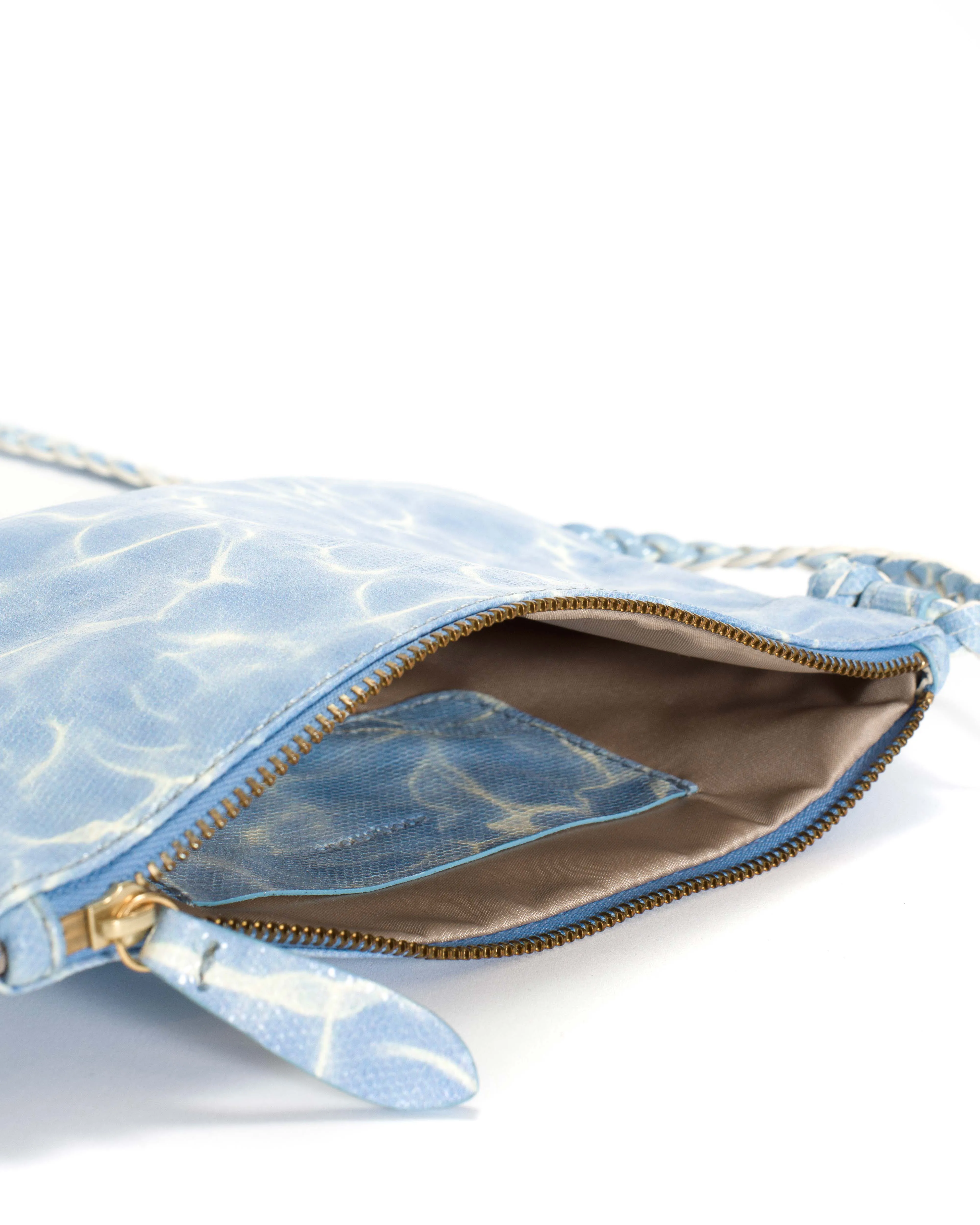 Thinna clutch Silky lamb print Pool blue sold by Anonymous Copenhagen product image thumbnail 3