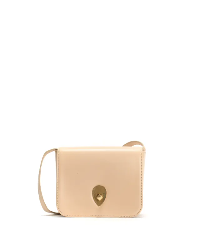 Nielle petite crossover bag Shiny lamb Vanilla cream sold by Anonymous Copenhagen