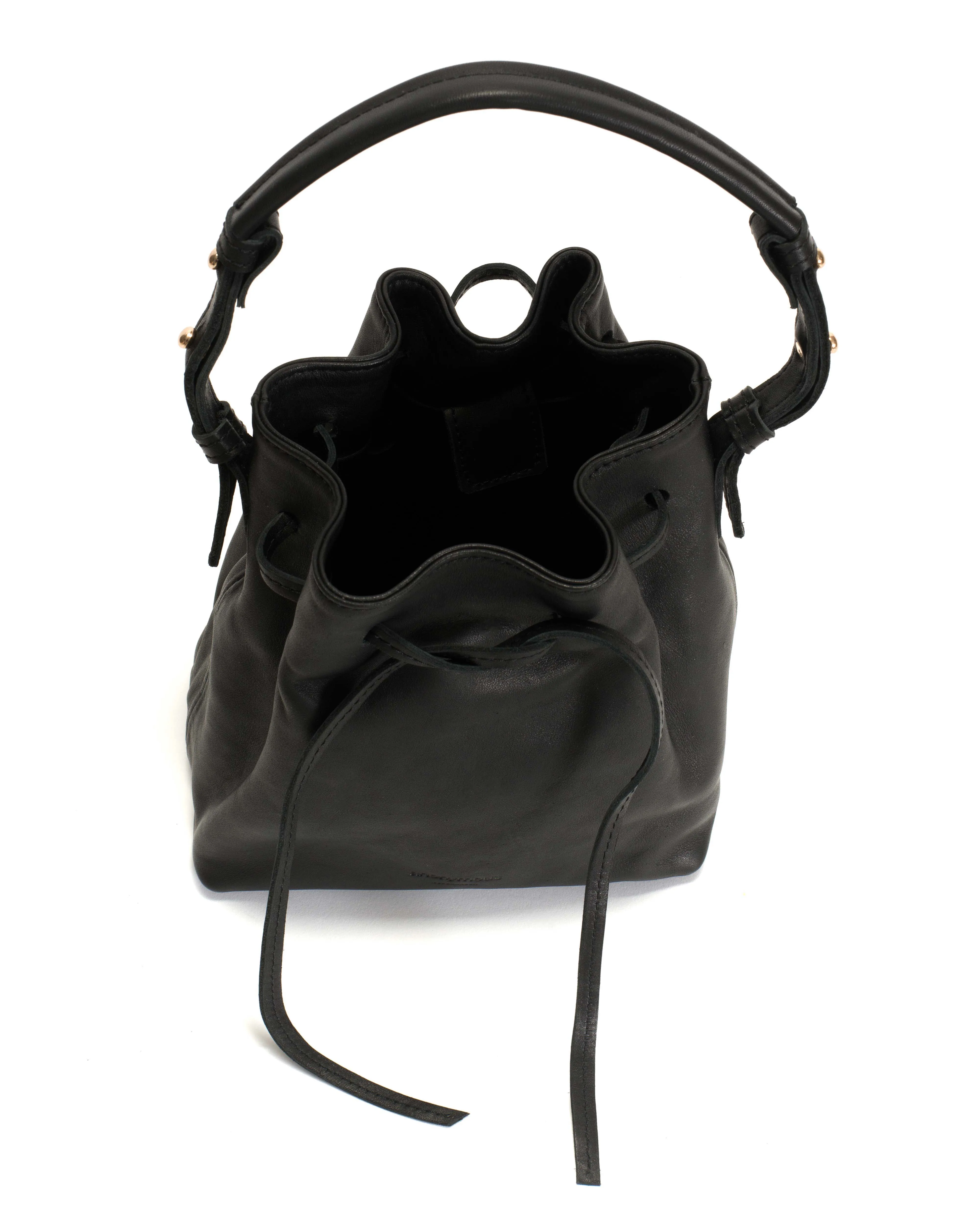 Kacey petite bucket bag Soft calf Black sold by Anonymous Copenhagen product image thumbnail 3
