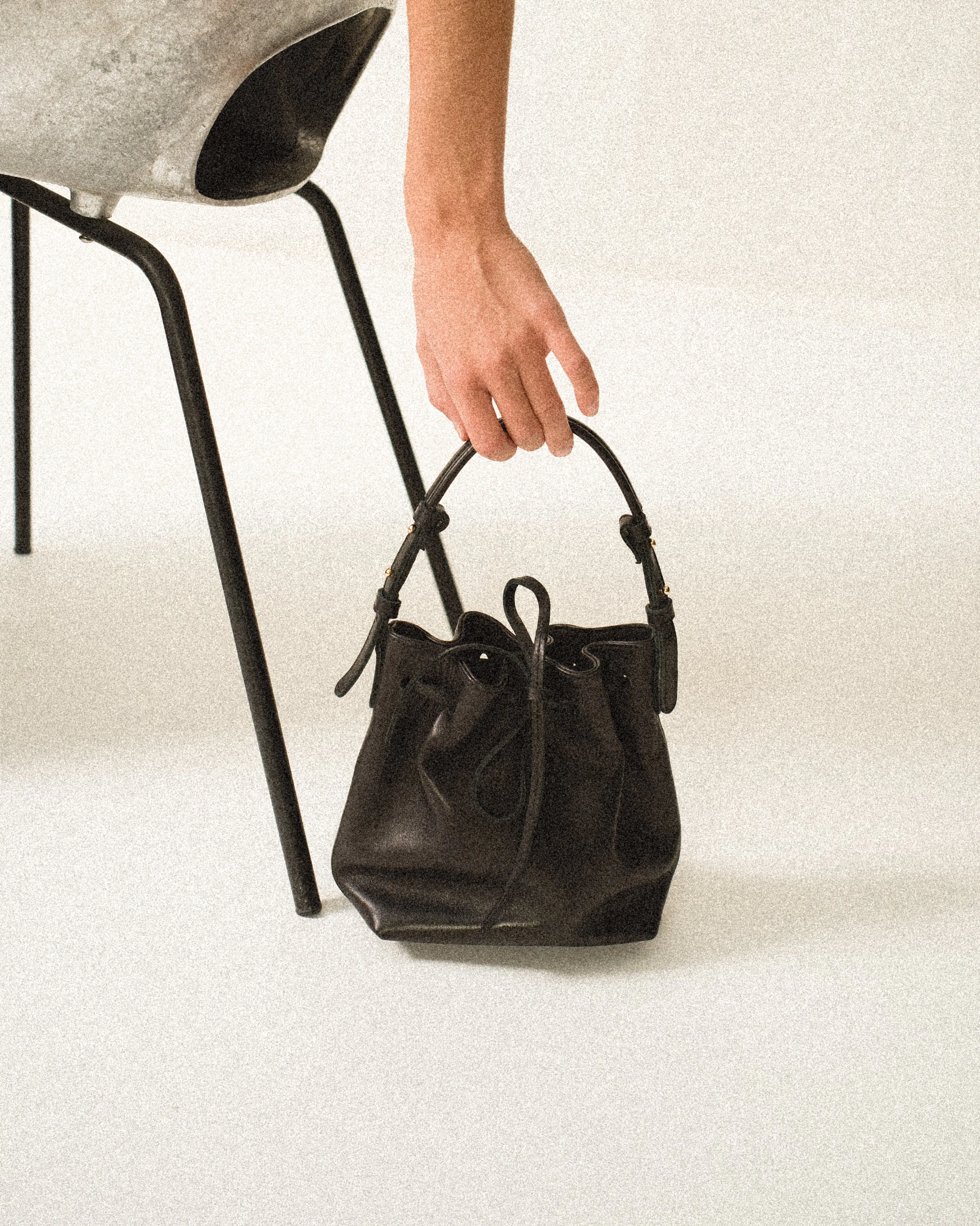 Kacey petite bucket bag Soft calf Black sold by Anonymous Copenhagen product image thumbnail 5