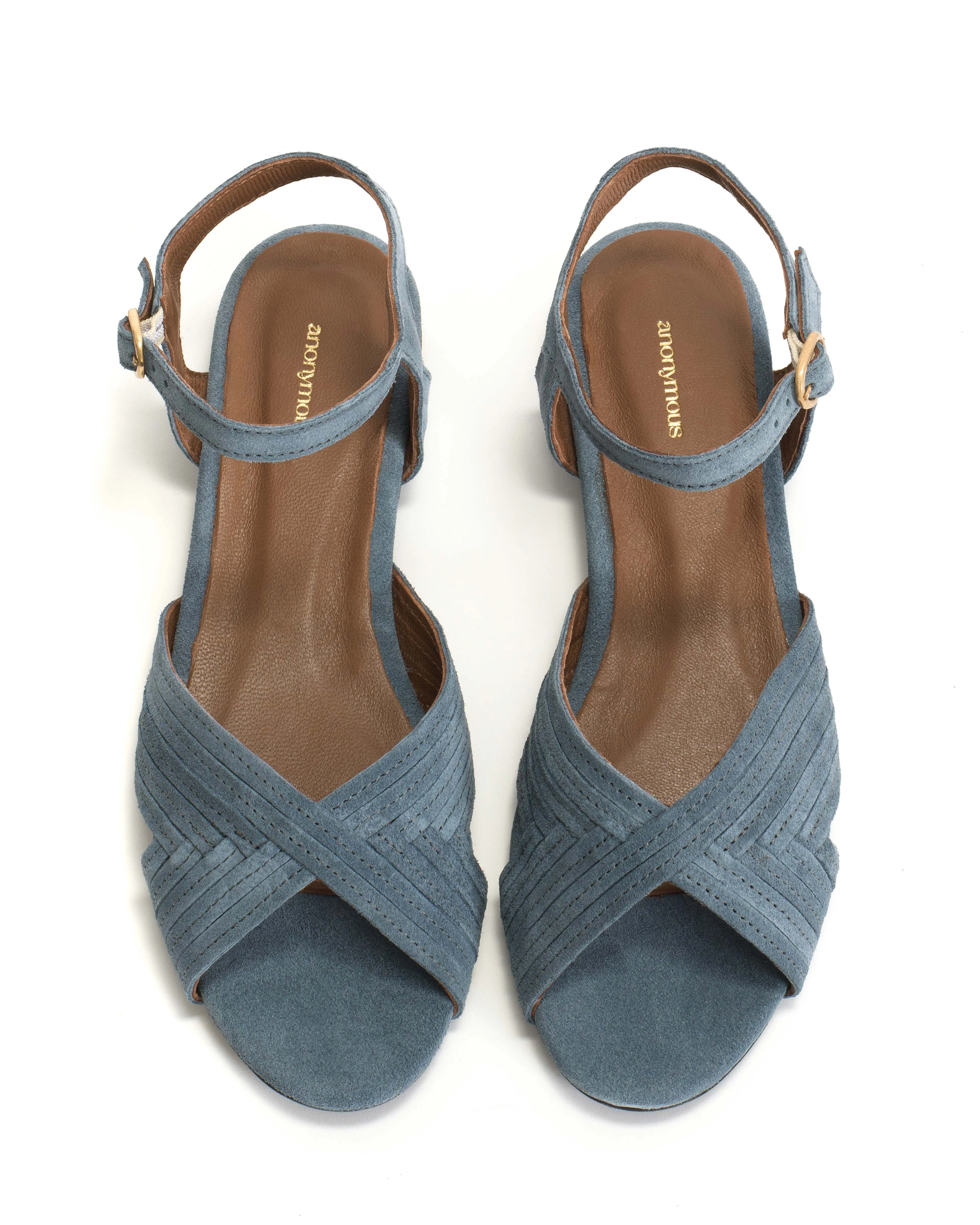 Niabi 10 Calf suede Denim blue sold by Anonymous Copenhagen product image thumbnail 3