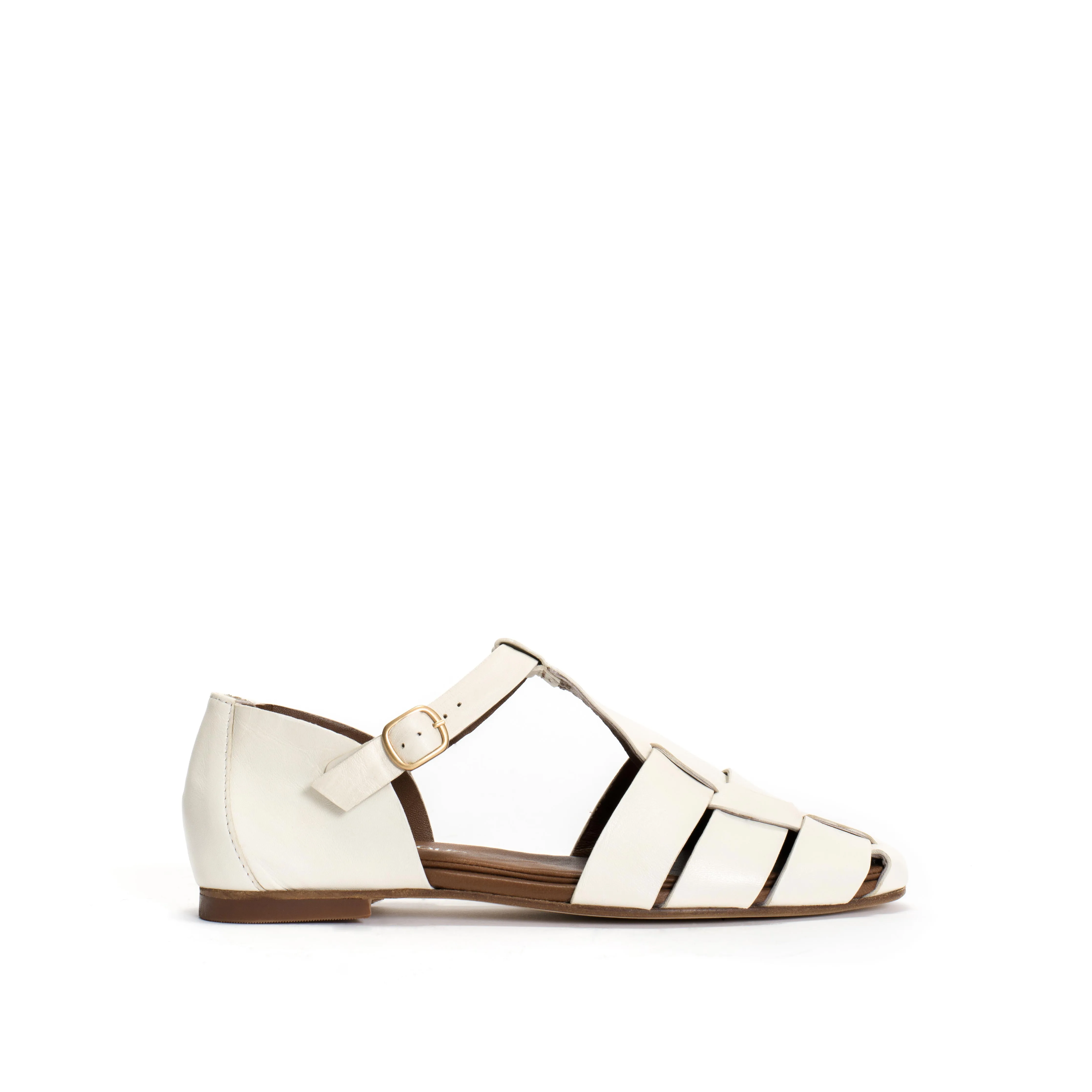 Lain flats Soft calf Milk white sold by Anonymous Copenhagen