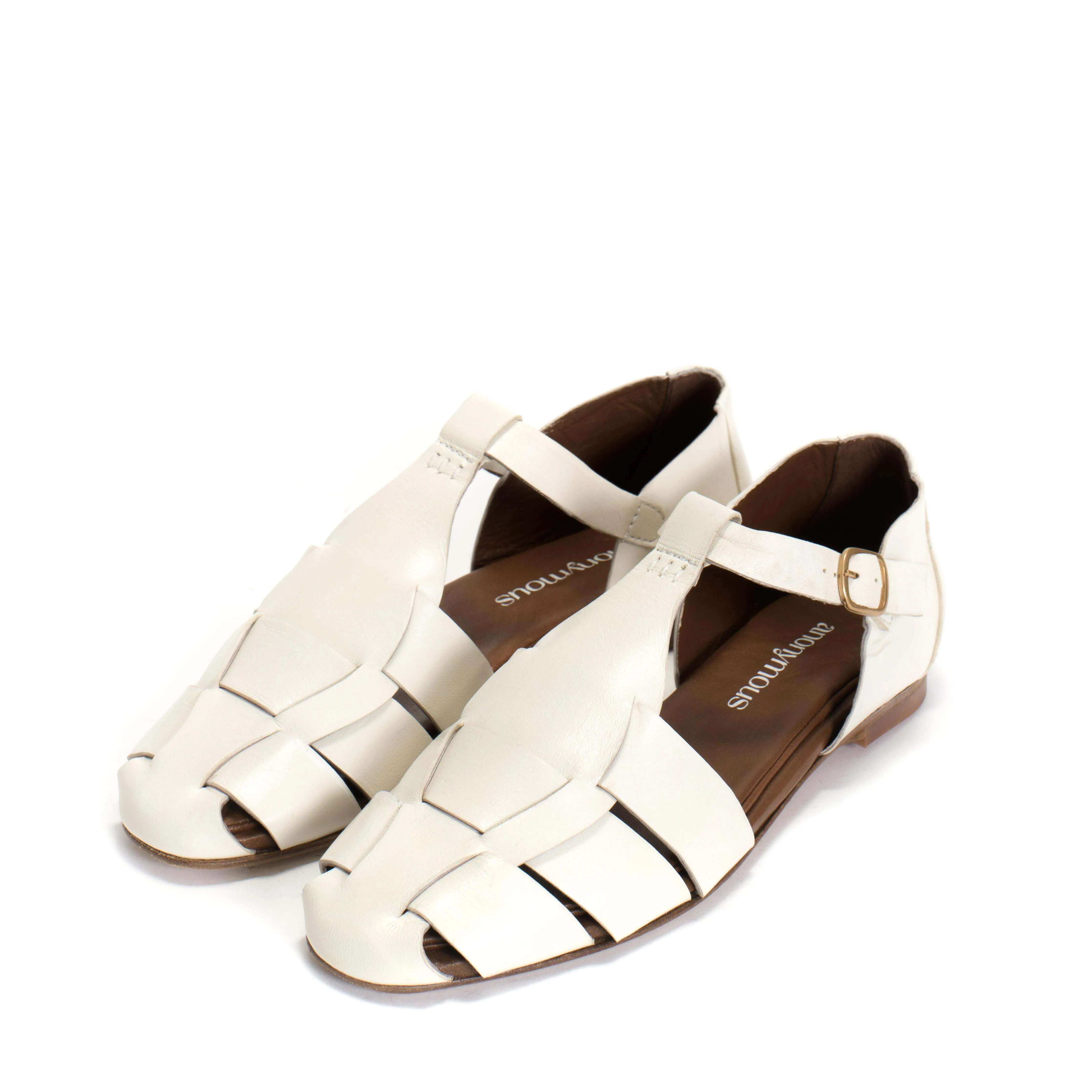Lain flats Soft calf Milk white sold by Anonymous Copenhagen product image thumbnail 2