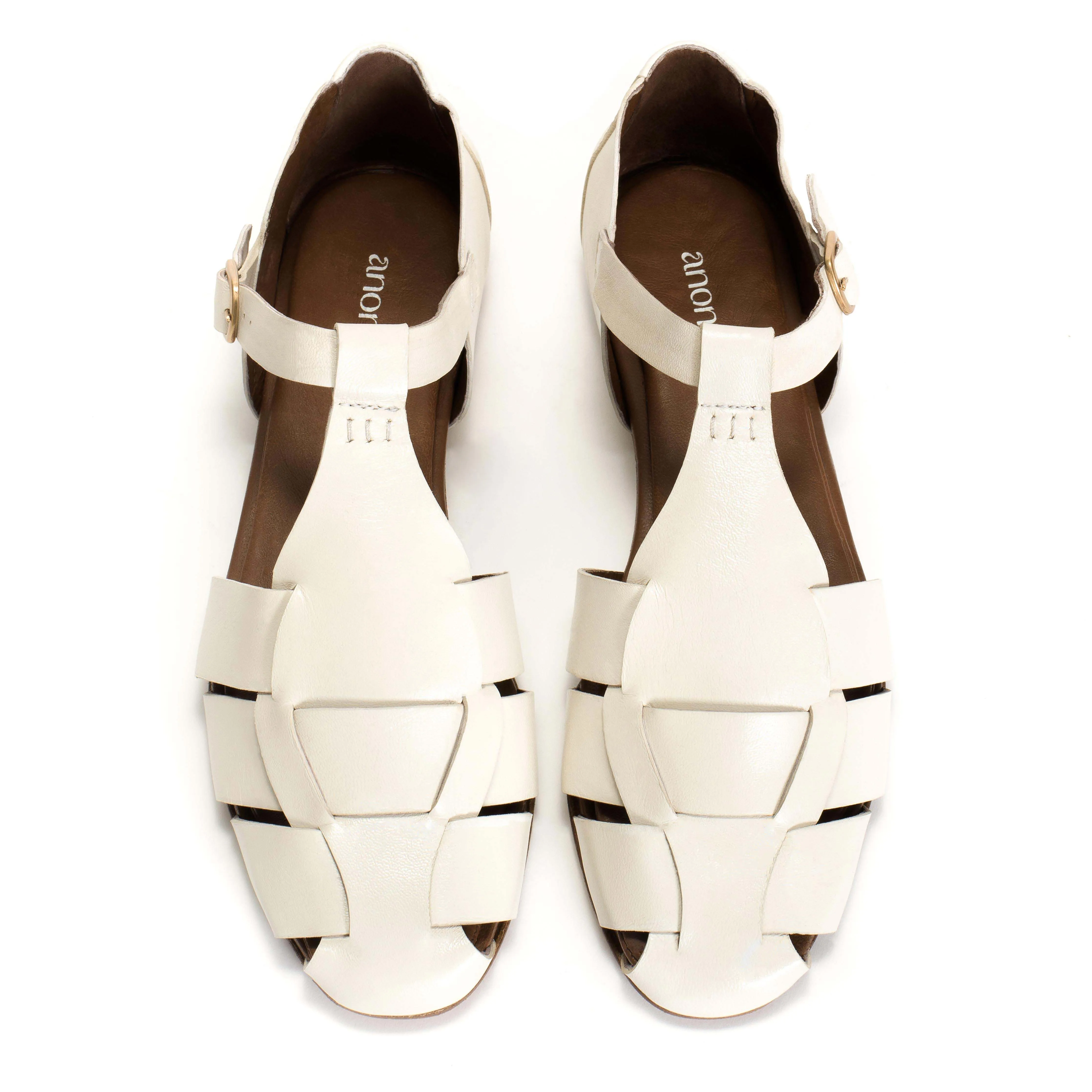 Lain flats Soft calf Milk white sold by Anonymous Copenhagen product image thumbnail 3