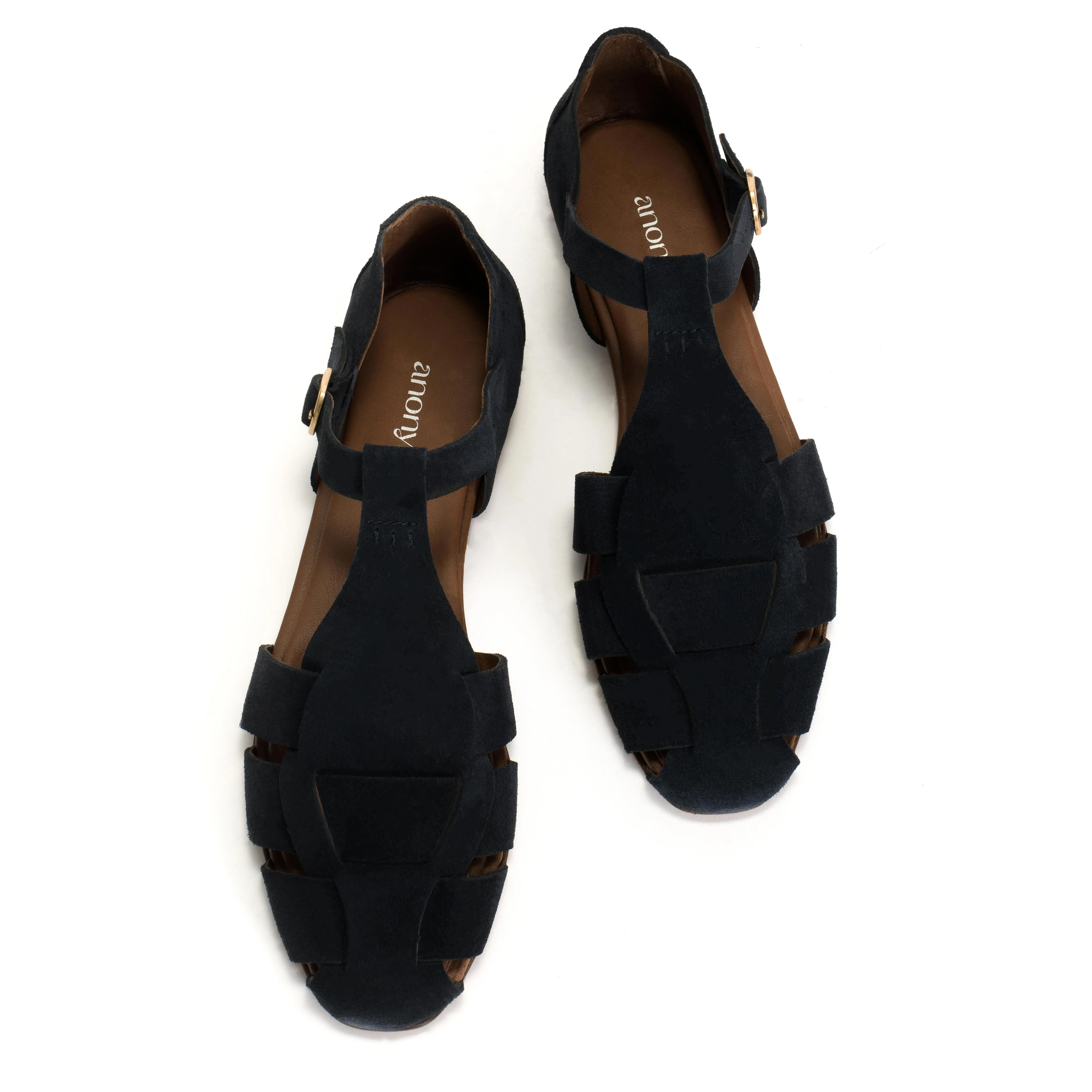 Lain flats Calf suede Dark blue sold by Anonymous Copenhagen product image thumbnail 4