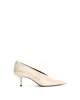 Phia 55 pin Linen metallic goat Gold sold by Anonymous Copenhagen