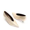 Phia 55 pin Linen metallic goat Gold sold by Anonymous Copenhagen