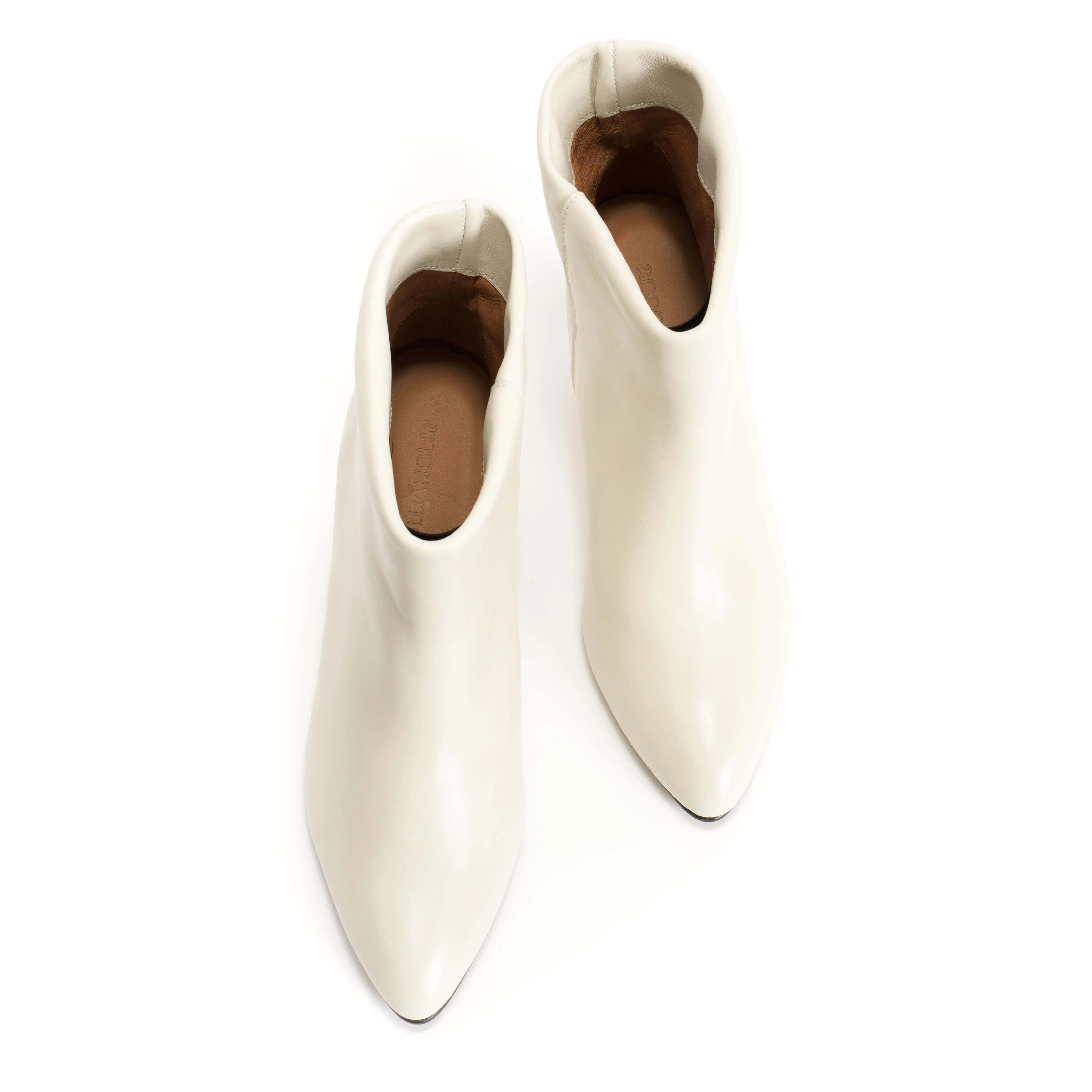 Hilly 50 stiletto Soft calf Milk white sold by Anonymous Copenhagen product image thumbnail 3