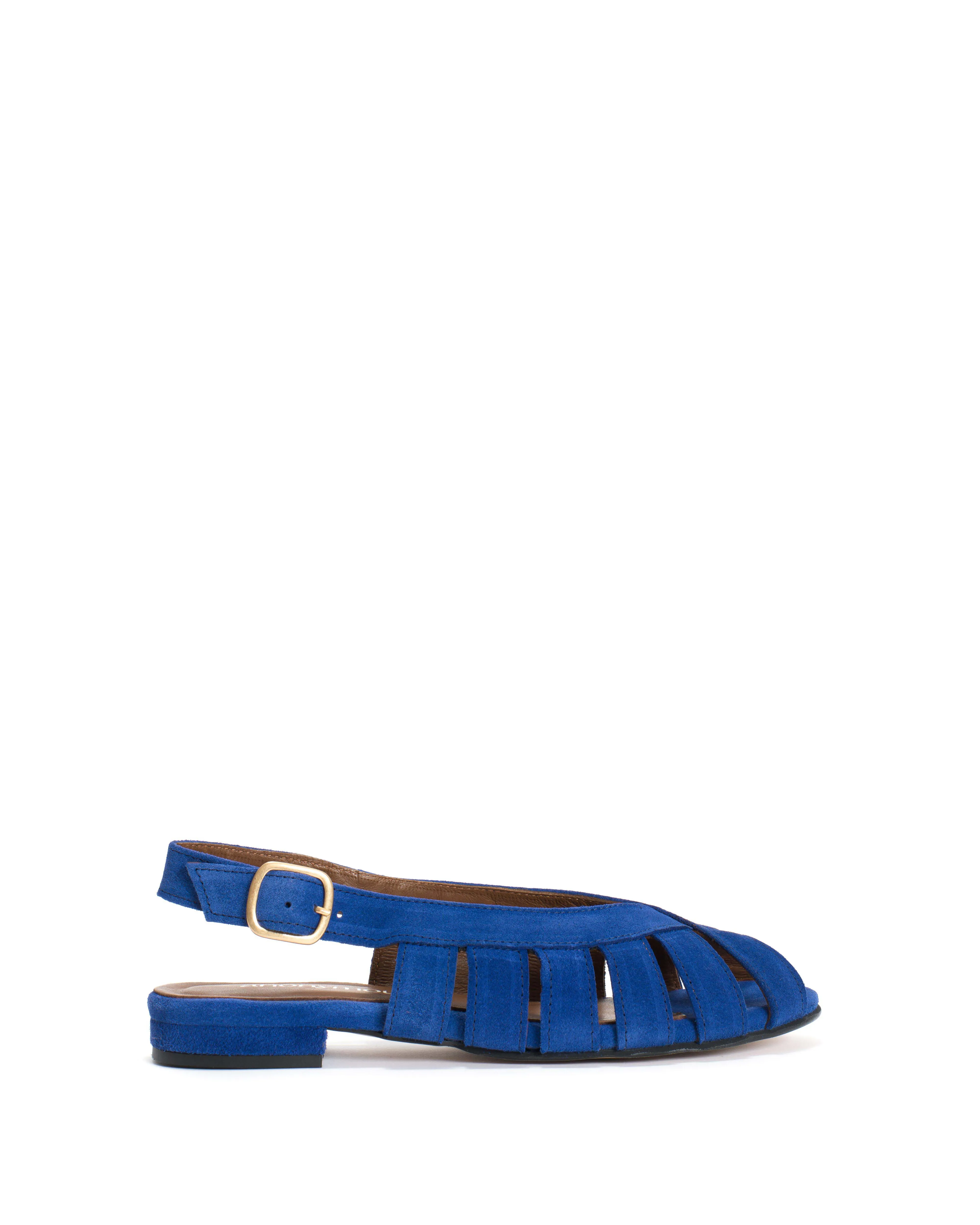 Sophie 20 Calf suede Electric blue sold by Anonymous Copenhagen