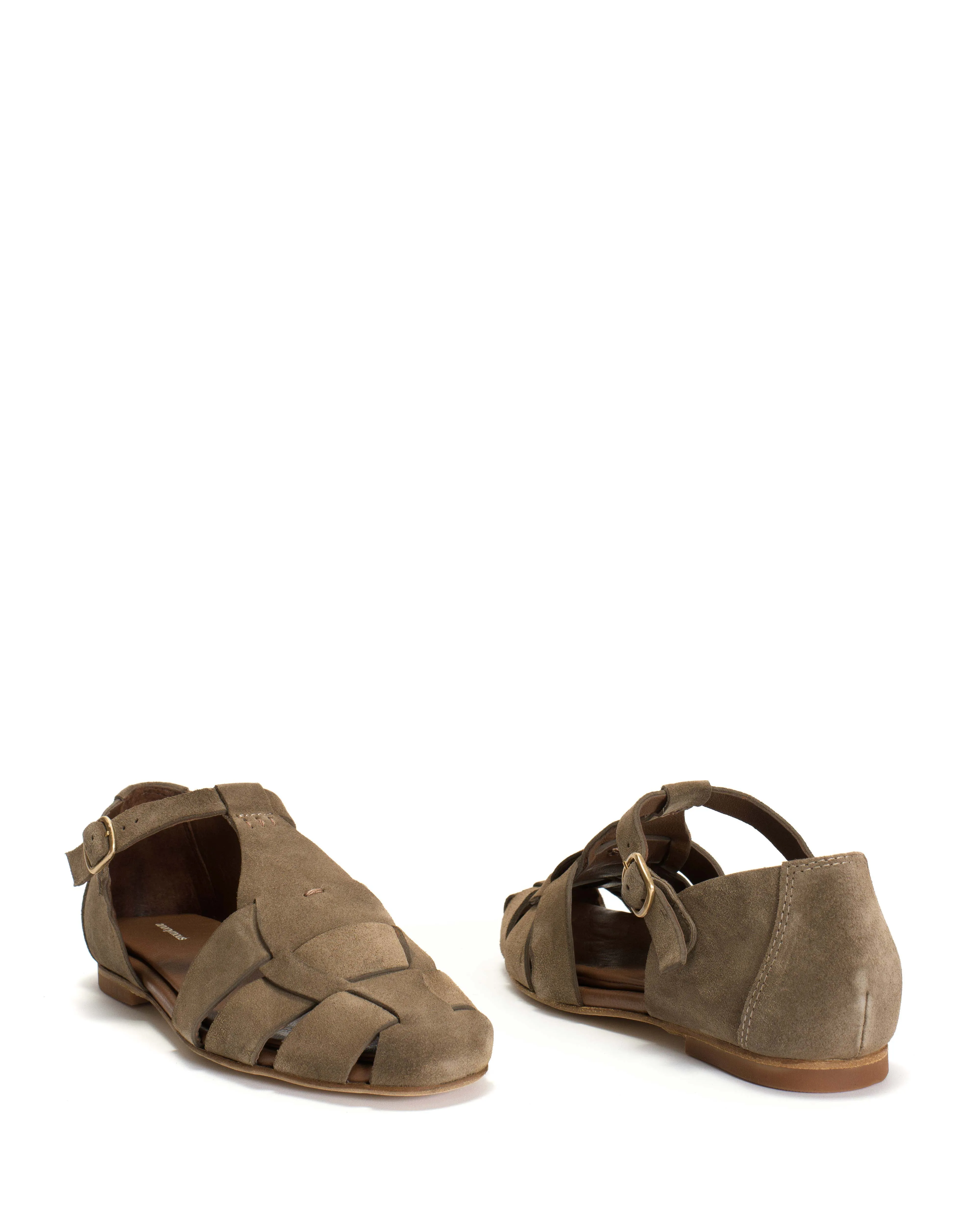 Lain flats Calf suede Mushroom sold by Anonymous Copenhagen product image thumbnail 5