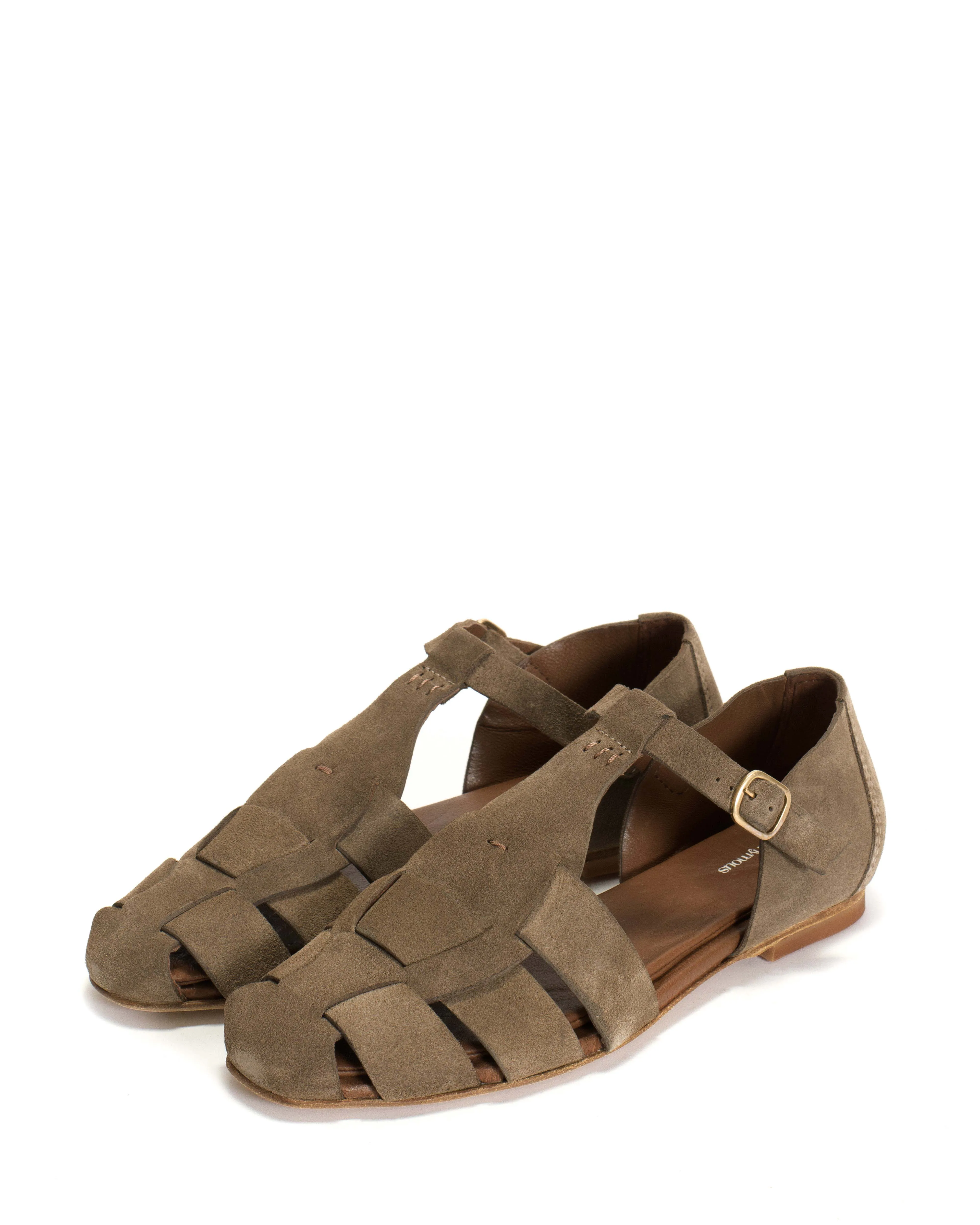 Lain flats Calf suede Mushroom sold by Anonymous Copenhagen product image thumbnail 2