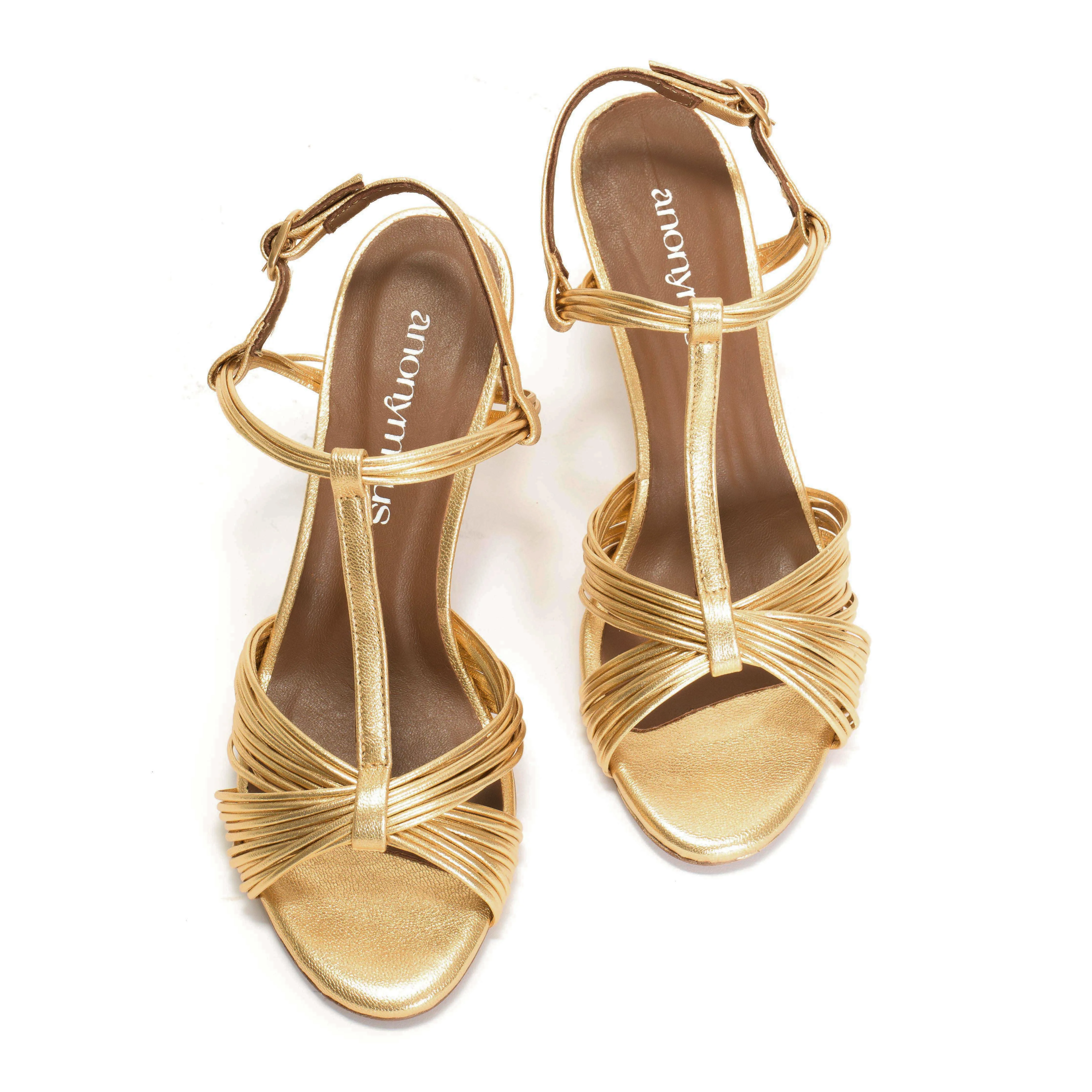 Alessandra 75 Metallic goat Gold sold by Anonymous Copenhagen product image thumbnail 3