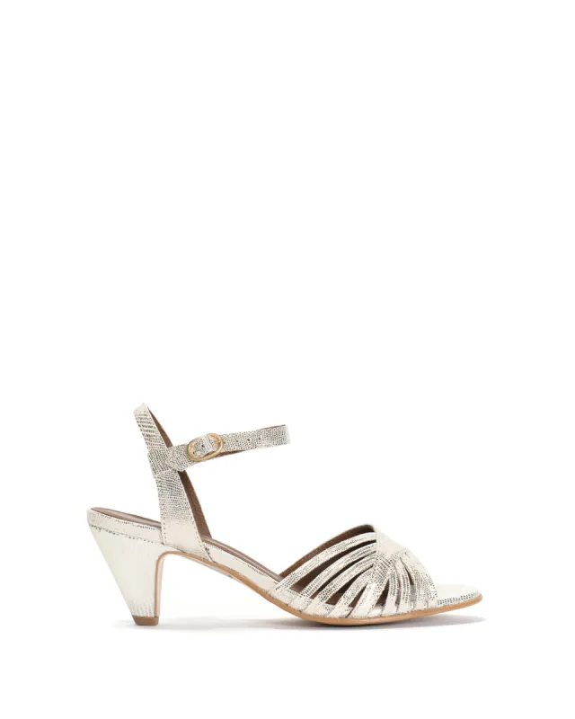 Hermine Lizard metallic goat Champagne sold by Anonymous Copenhagen