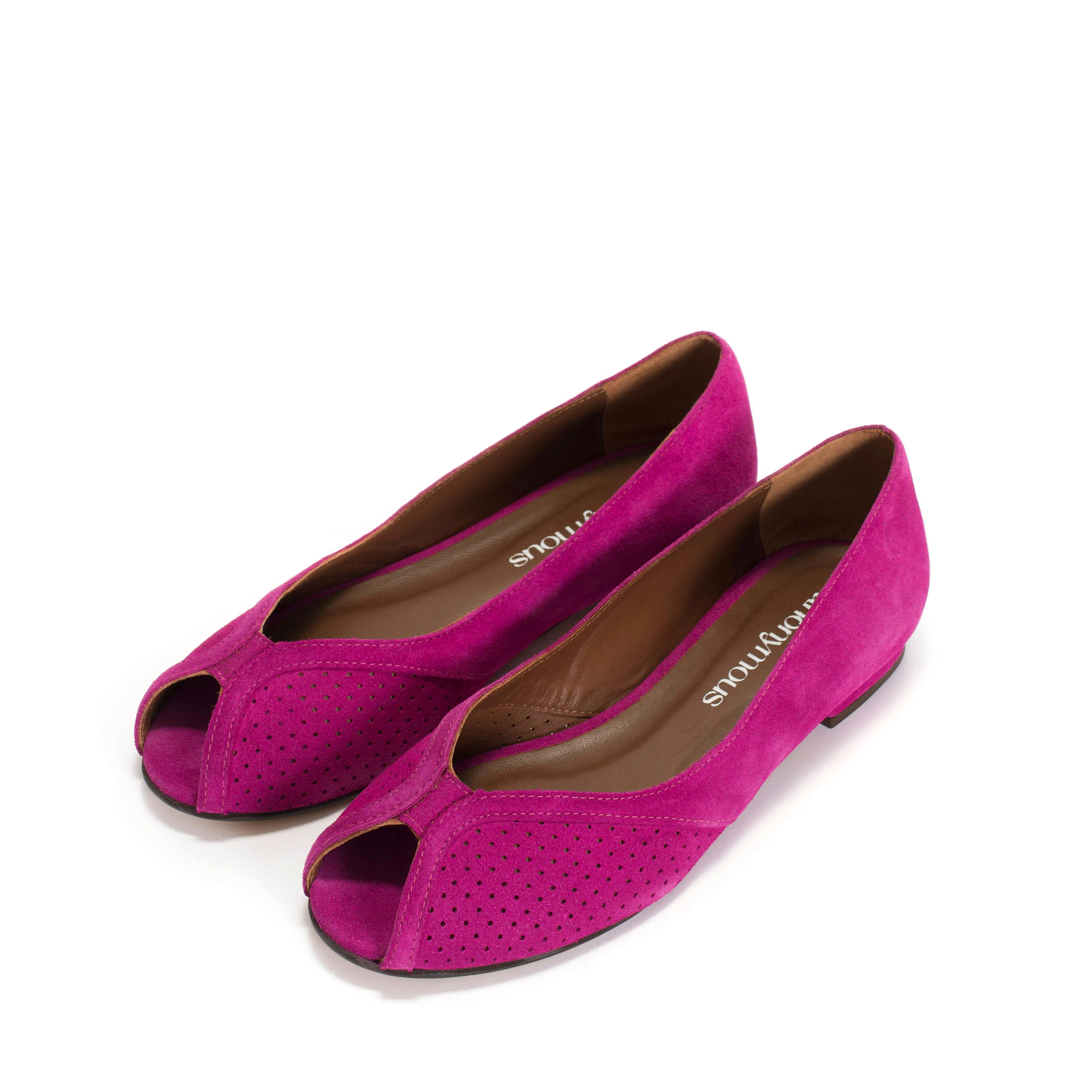 Tiffy Calf suede Raspberry sold by Anonymous Copenhagen product image thumbnail 2
