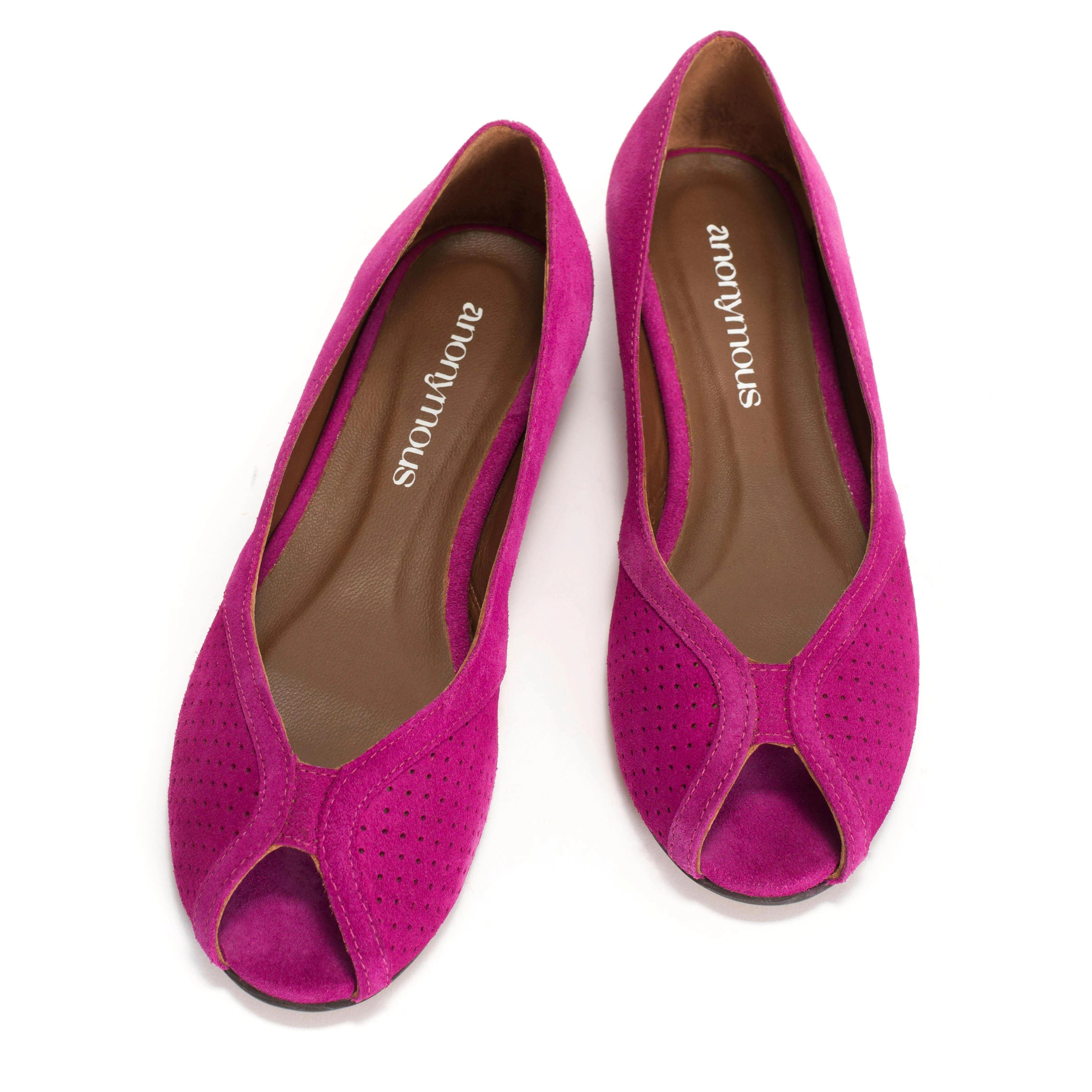 Tiffy Calf suede Raspberry sold by Anonymous Copenhagen product image thumbnail 3