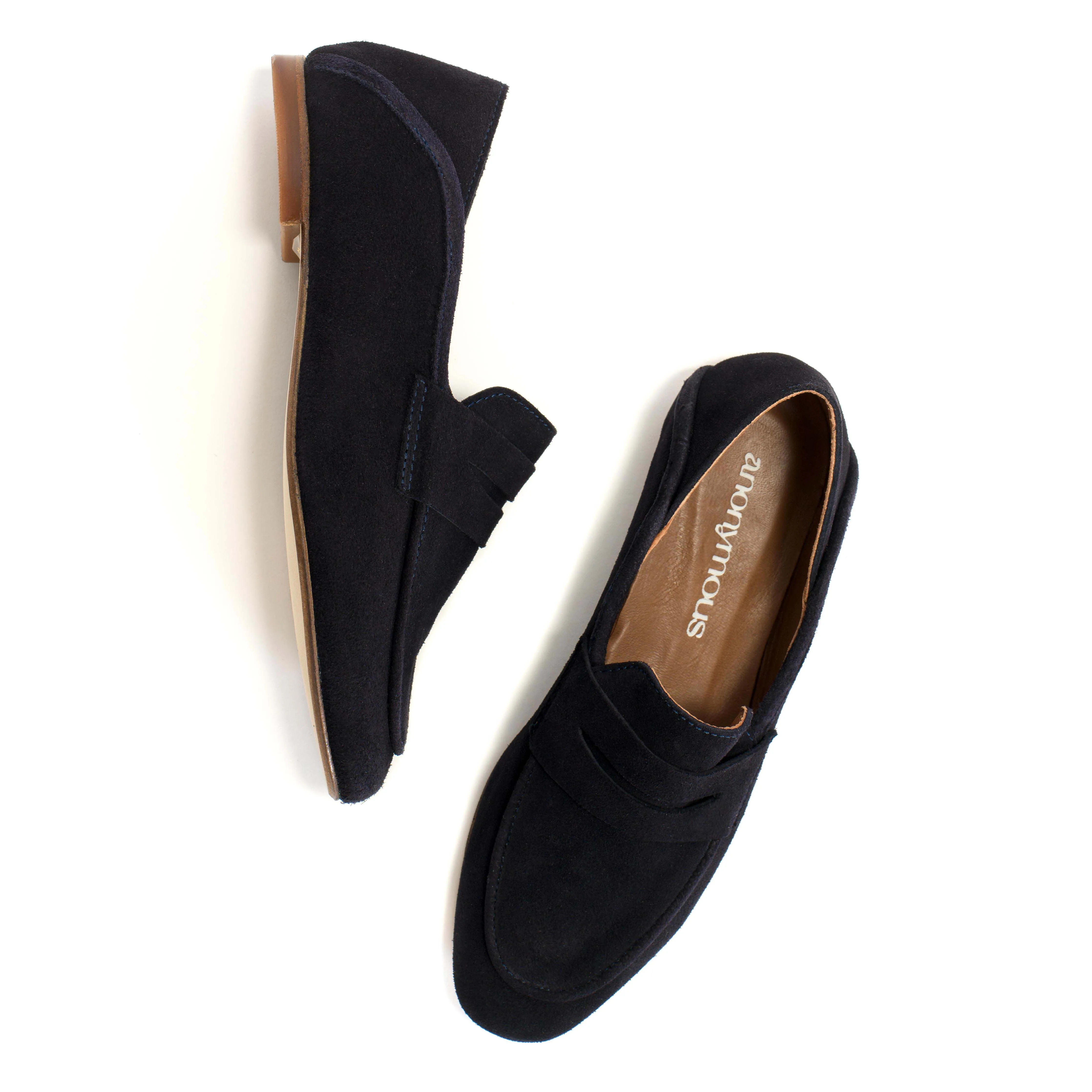 Lindsay Calf suede Dark blue sold by Anonymous Copenhagen product image thumbnail 4