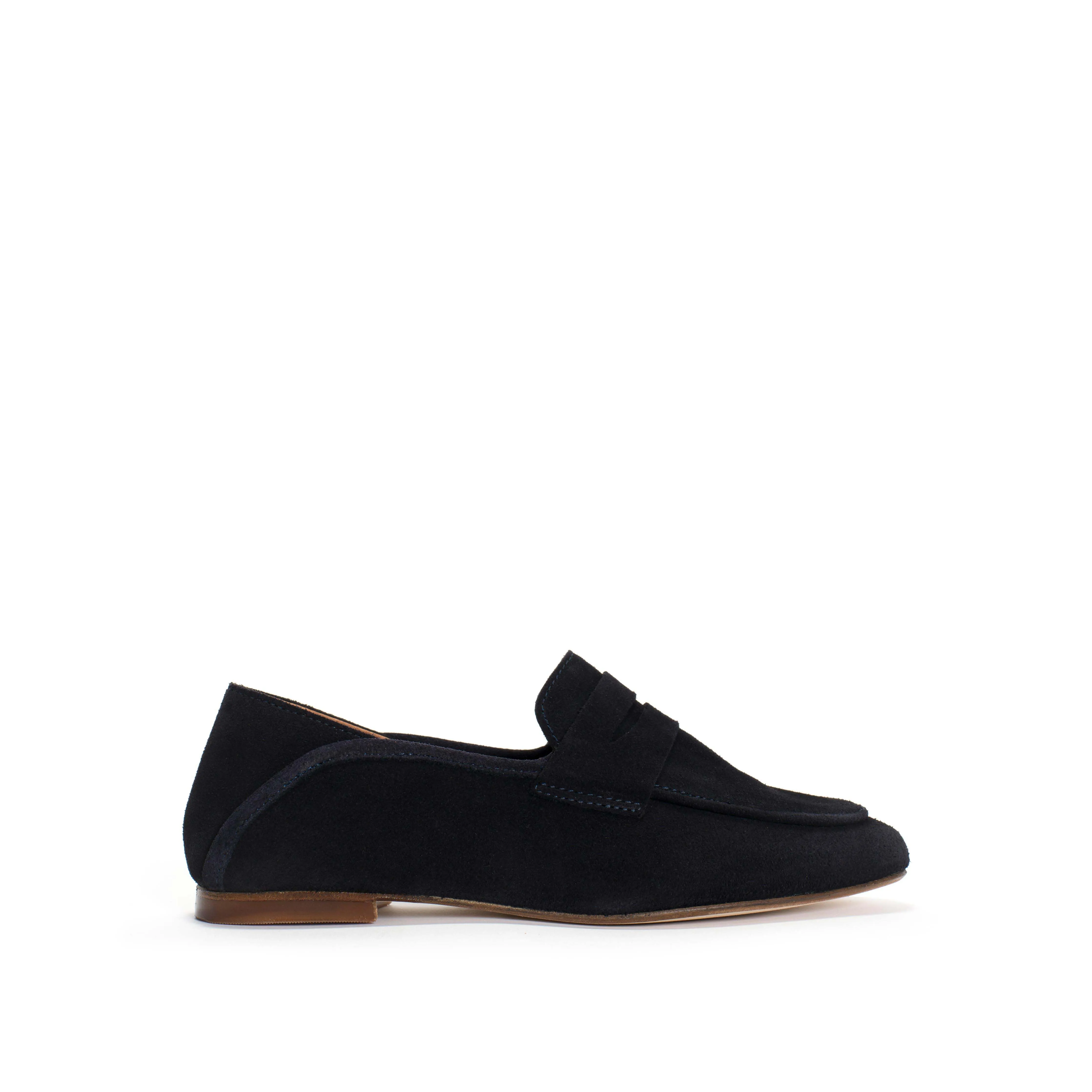 Lindsay Calf suede Dark blue sold by Anonymous Copenhagen