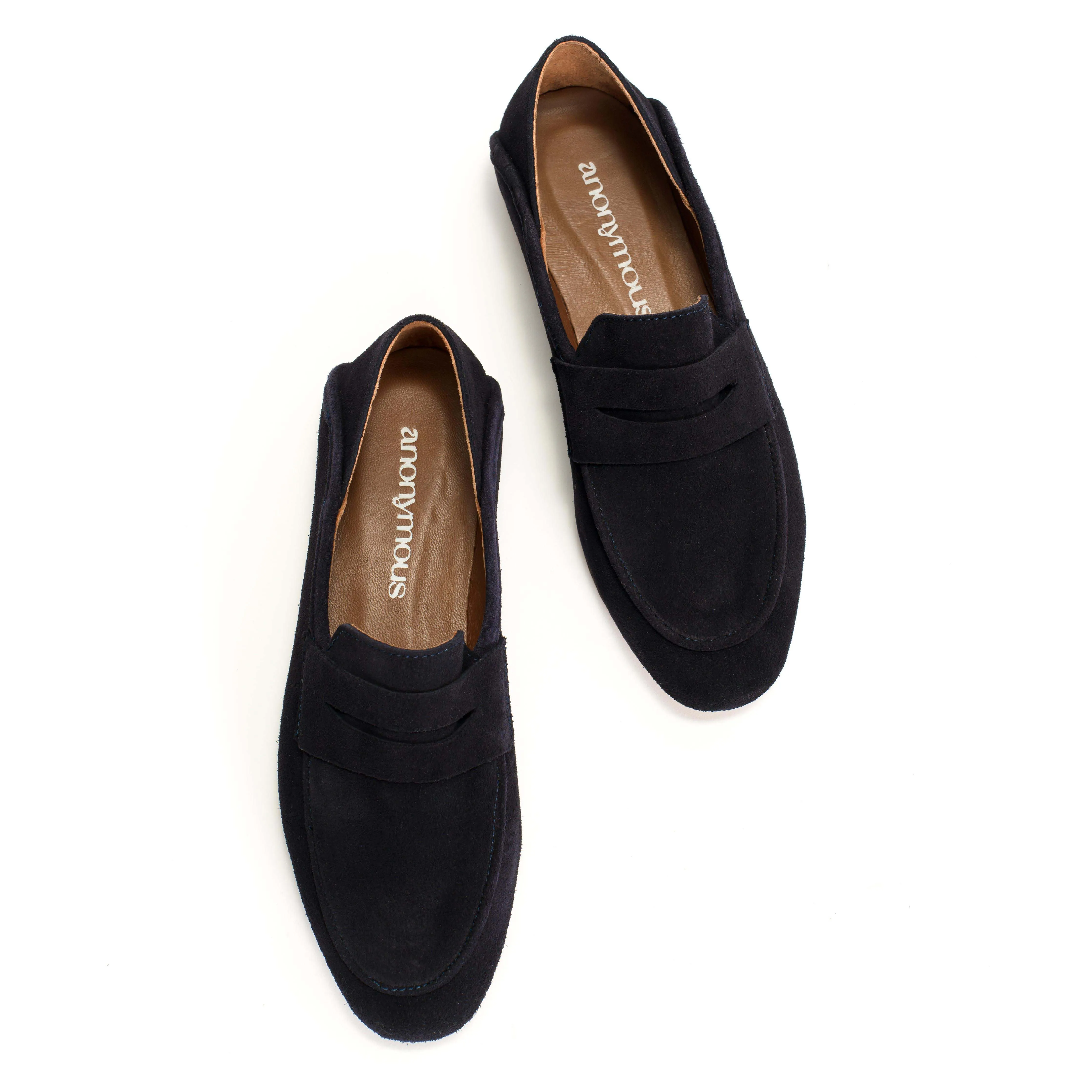 Lindsay Calf suede Dark blue sold by Anonymous Copenhagen product image thumbnail 3