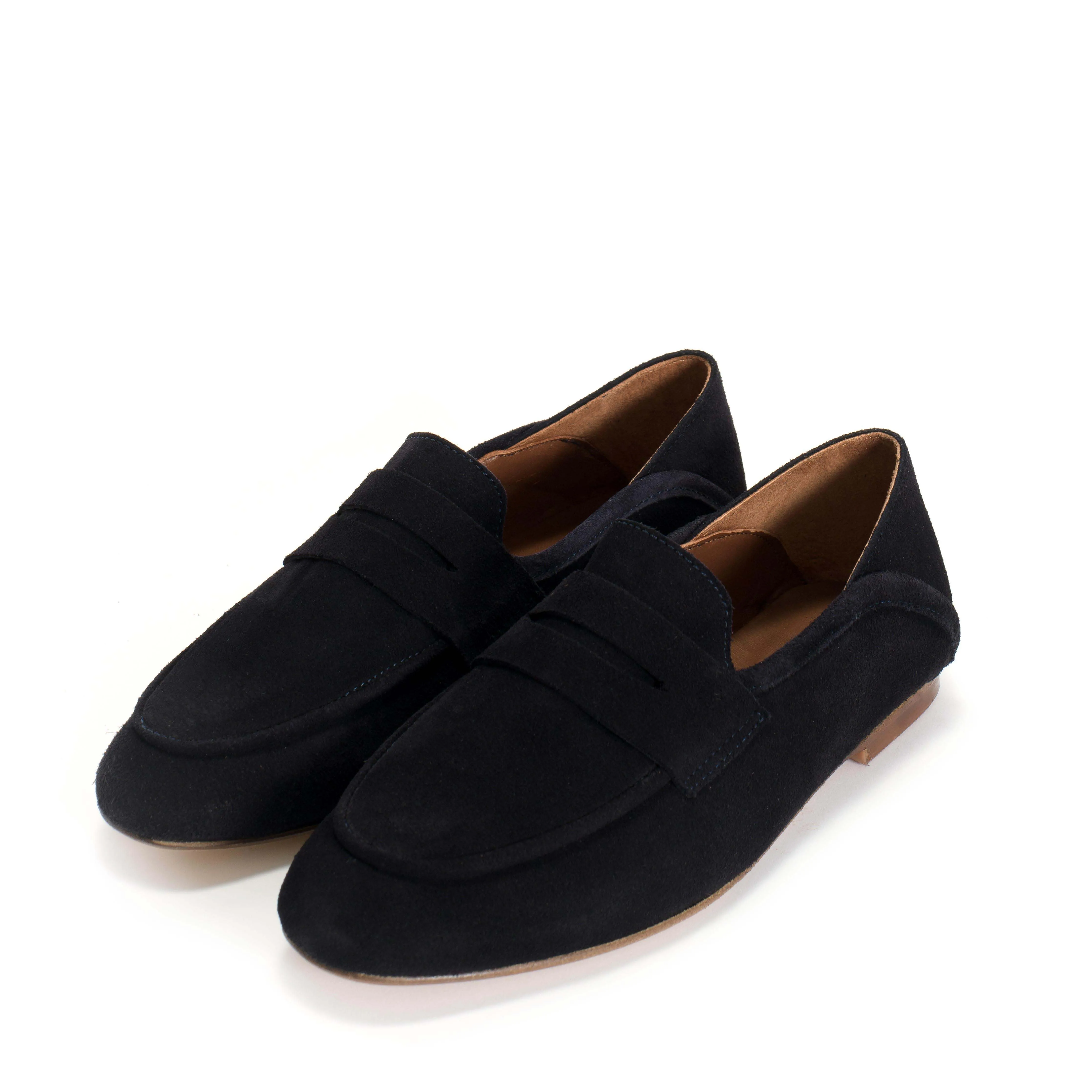 Lindsay Calf suede Dark blue sold by Anonymous Copenhagen product image thumbnail 2