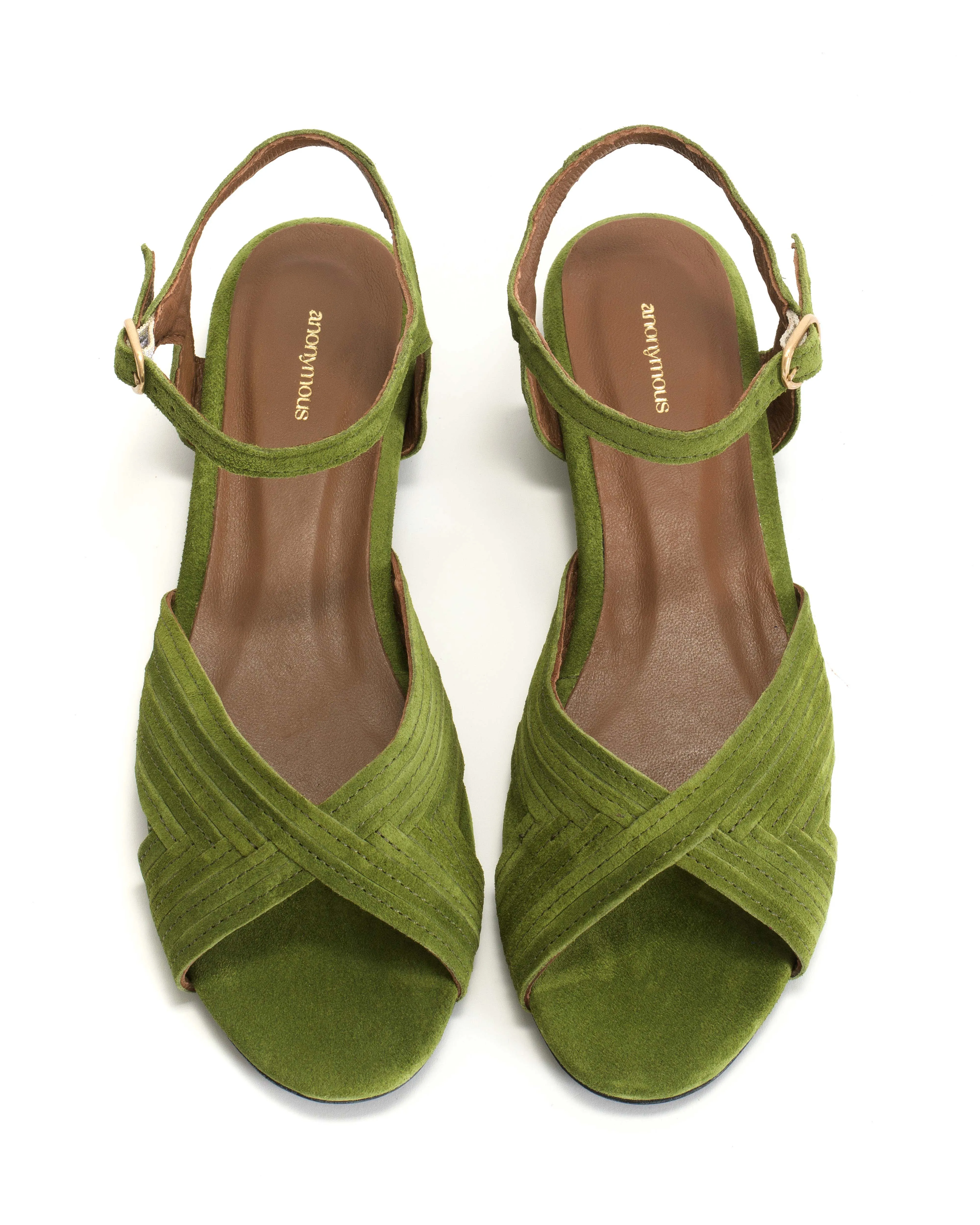 Niabi 10 Calf suede Grass green sold by Anonymous Copenhagen product image thumbnail 3