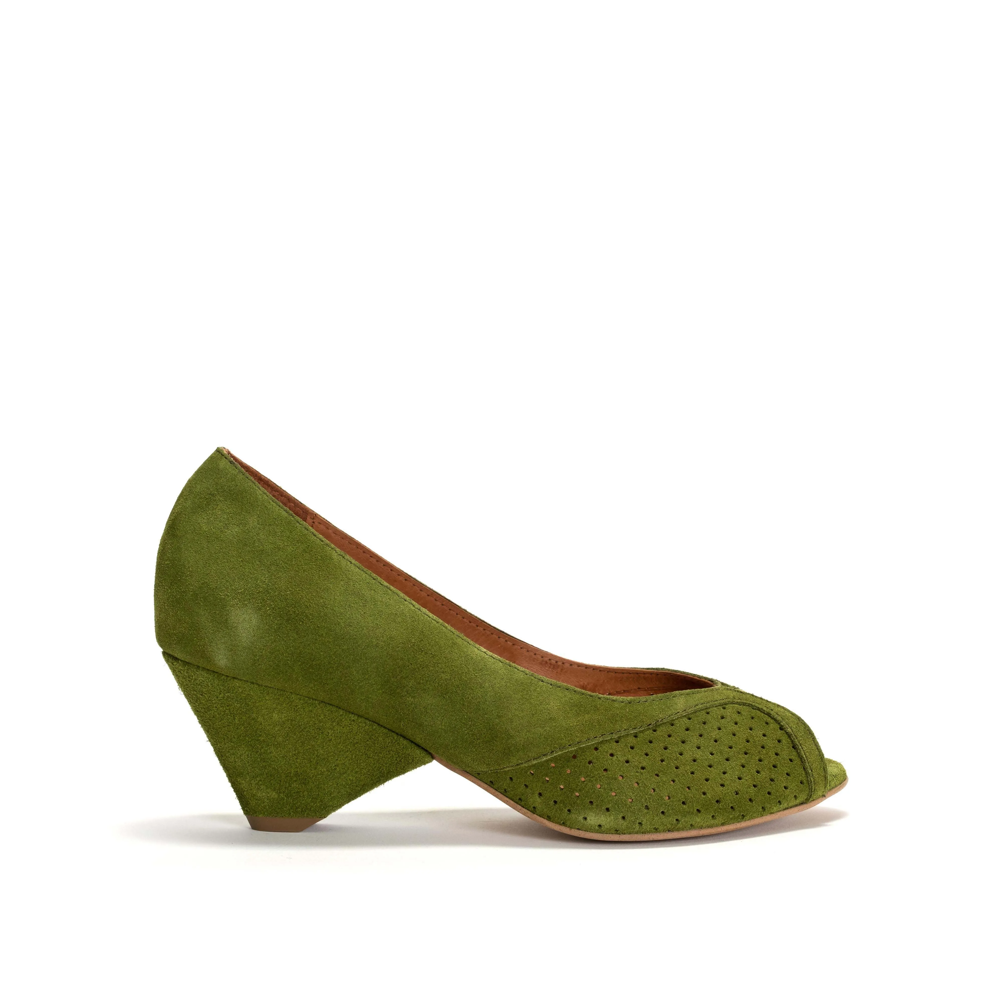 Tiffany triangle Calf suede Grass green sold by Anonymous Copenhagen