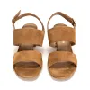 Belinda 55 Calf Suede Bamboo Brown sold by Anonymous Copenhagen