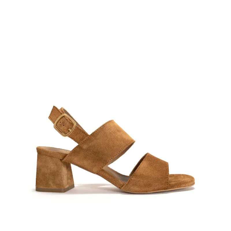 Belinda 55 Calf Suede Bamboo Brown sold by Anonymous Copenhagen