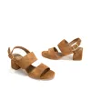 Belinda 55 Calf Suede Bamboo Brown sold by Anonymous Copenhagen