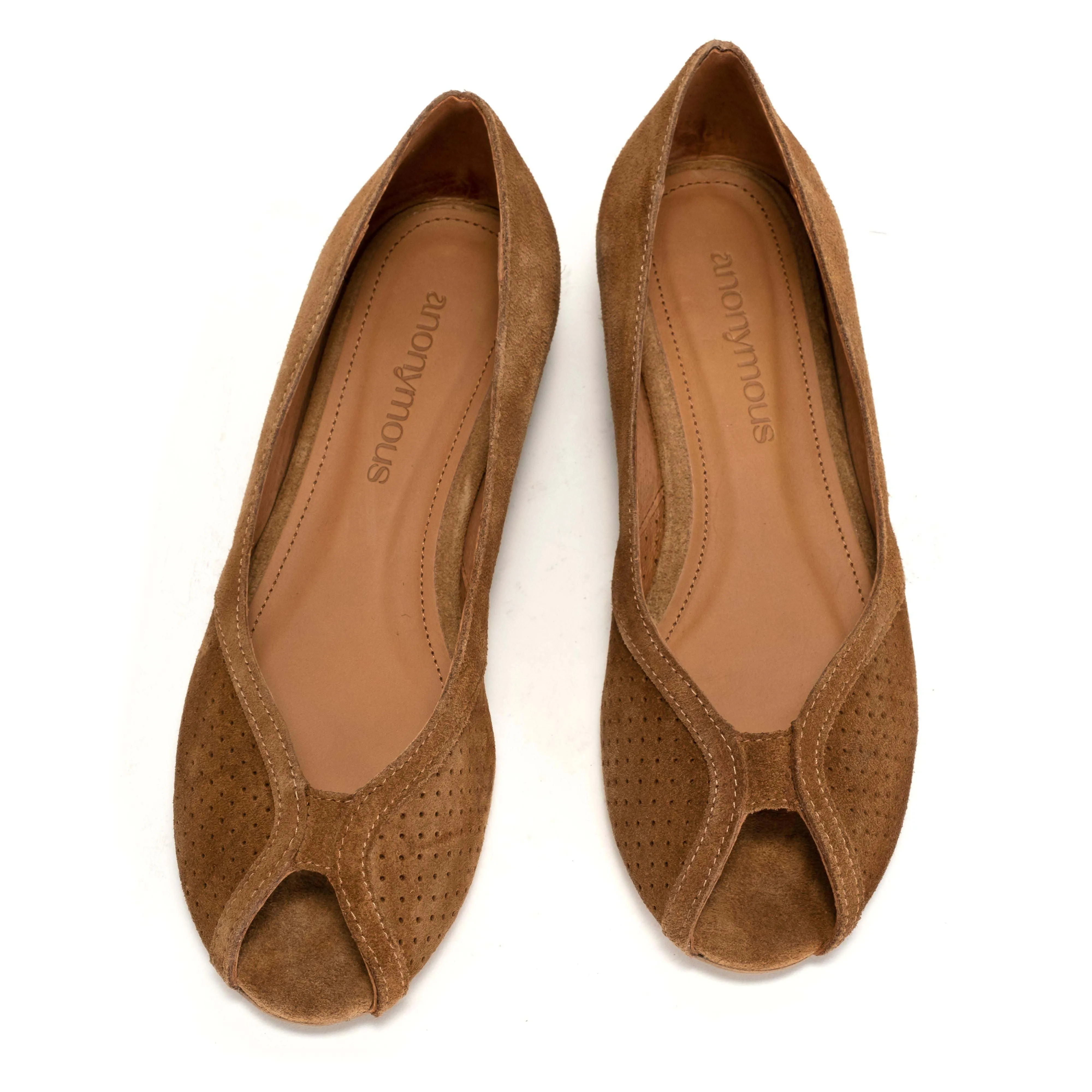 Tiffy Calf Suede Bamboo Brown sold by Anonymous Copenhagen product image thumbnail 4