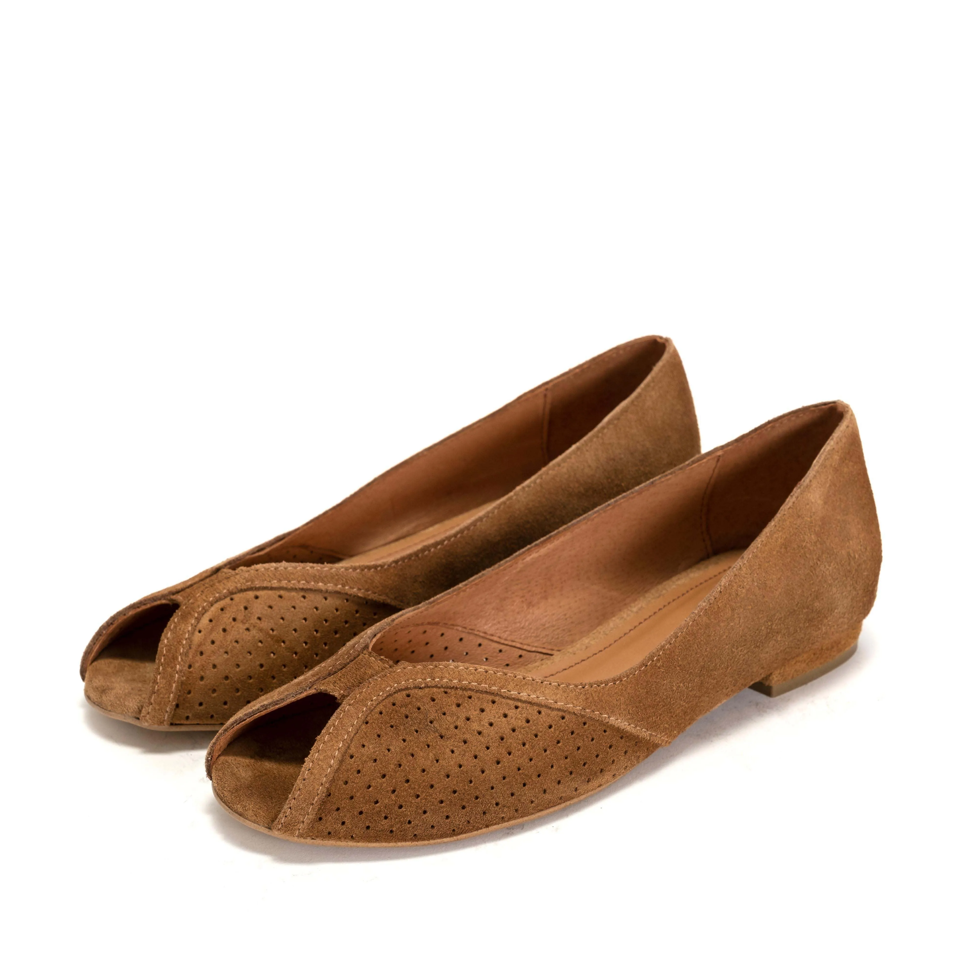 Tiffy Calf Suede Bamboo Brown sold by Anonymous Copenhagen product image thumbnail 2