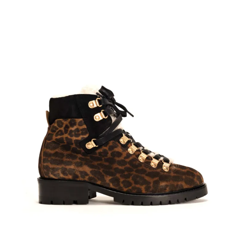 Teddi Calf Suede Print Leopard sold by Anonymous Copenhagen