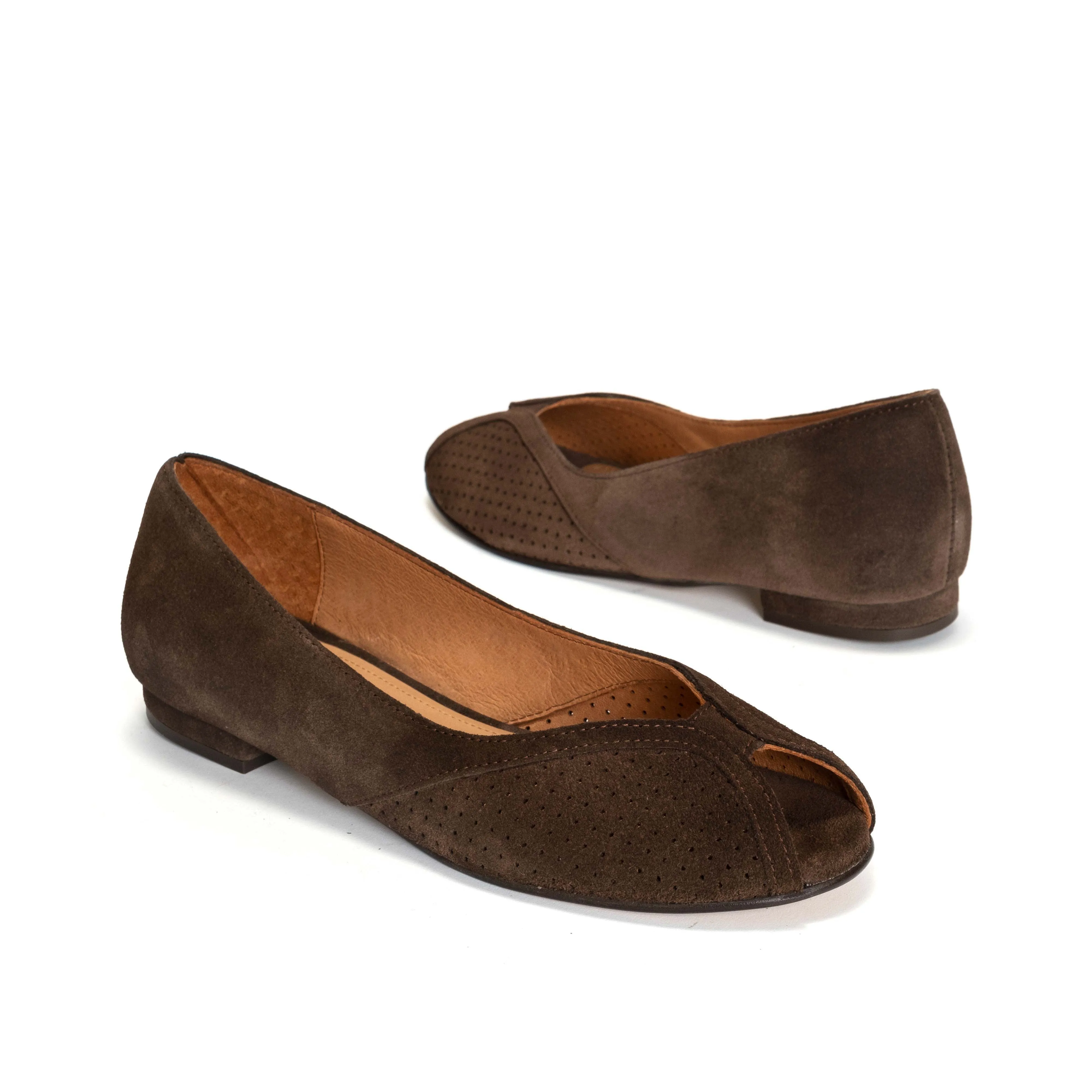 Tiffy Calf suede Coffee brown sold by Anonymous Copenhagen product image thumbnail 2
